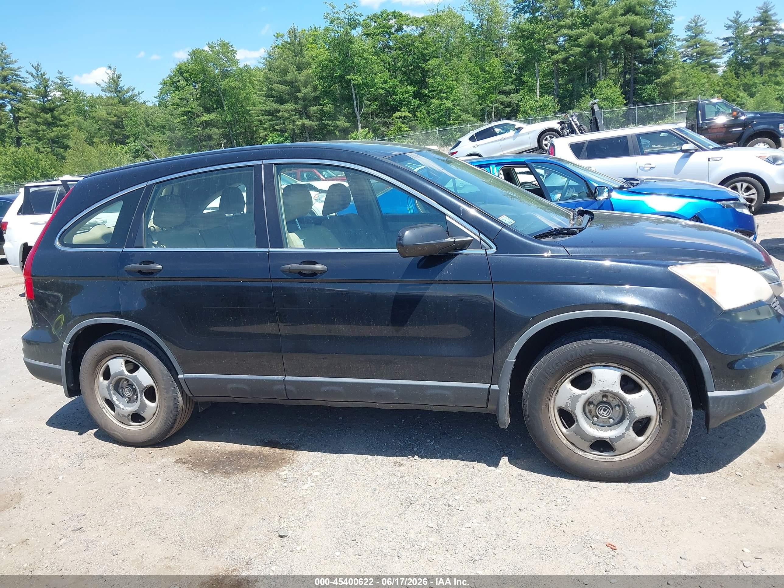 2010 Honda Cr-v Lx Black vin: JHLRE4H34AC003372