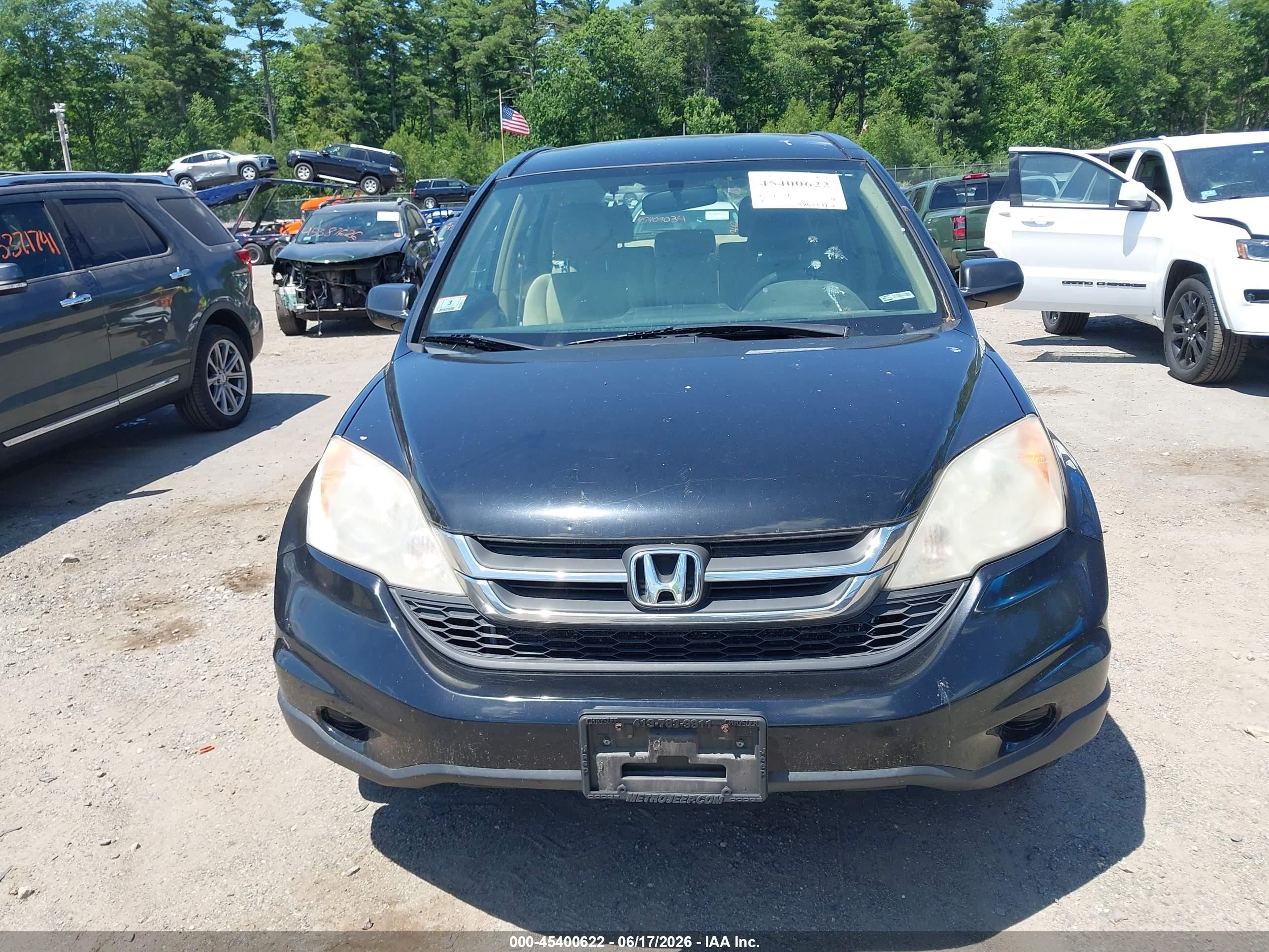 2010 Honda Cr-v Lx Black vin: JHLRE4H34AC003372