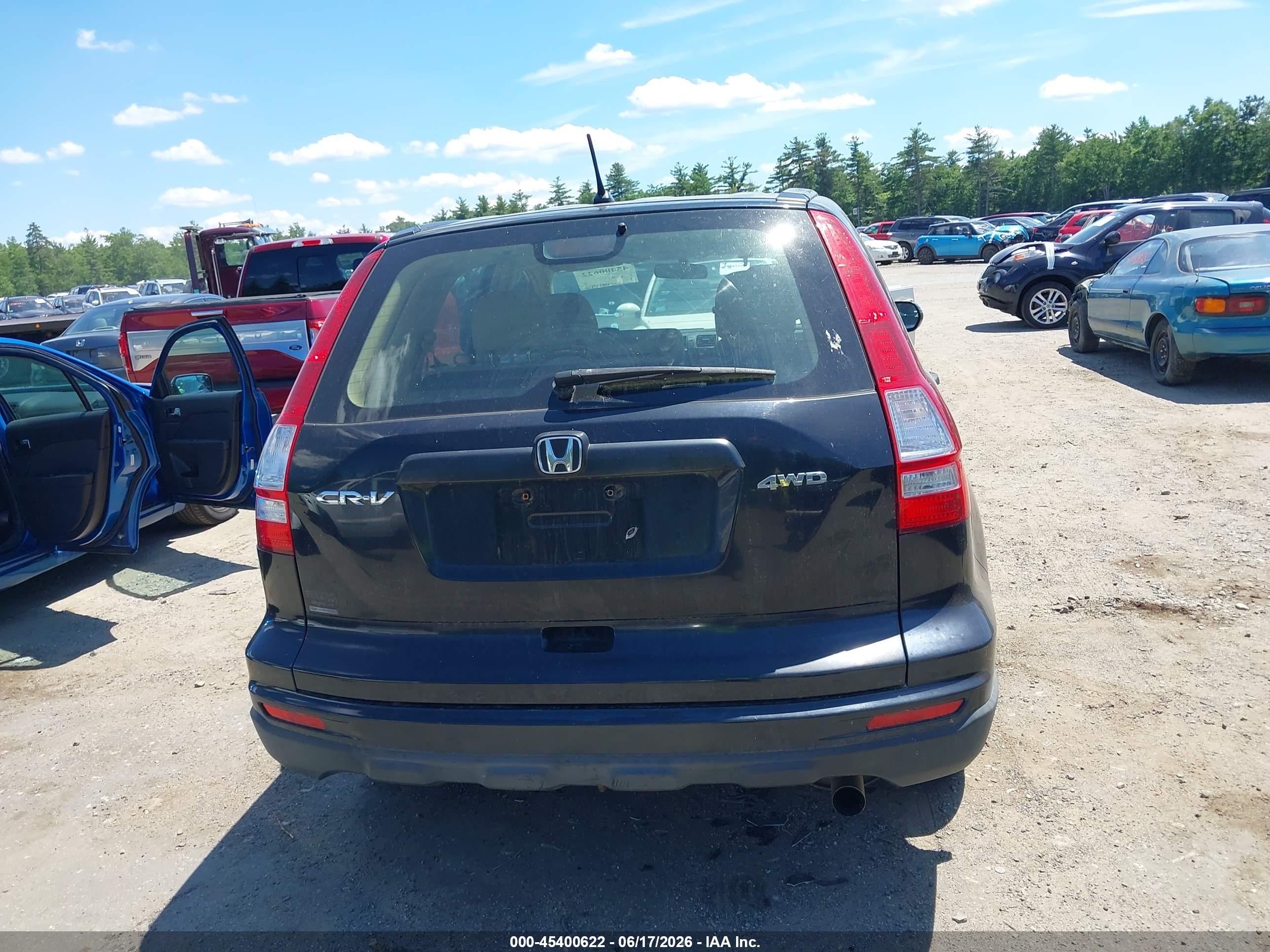 2010 Honda Cr-v Lx Black vin: JHLRE4H34AC003372