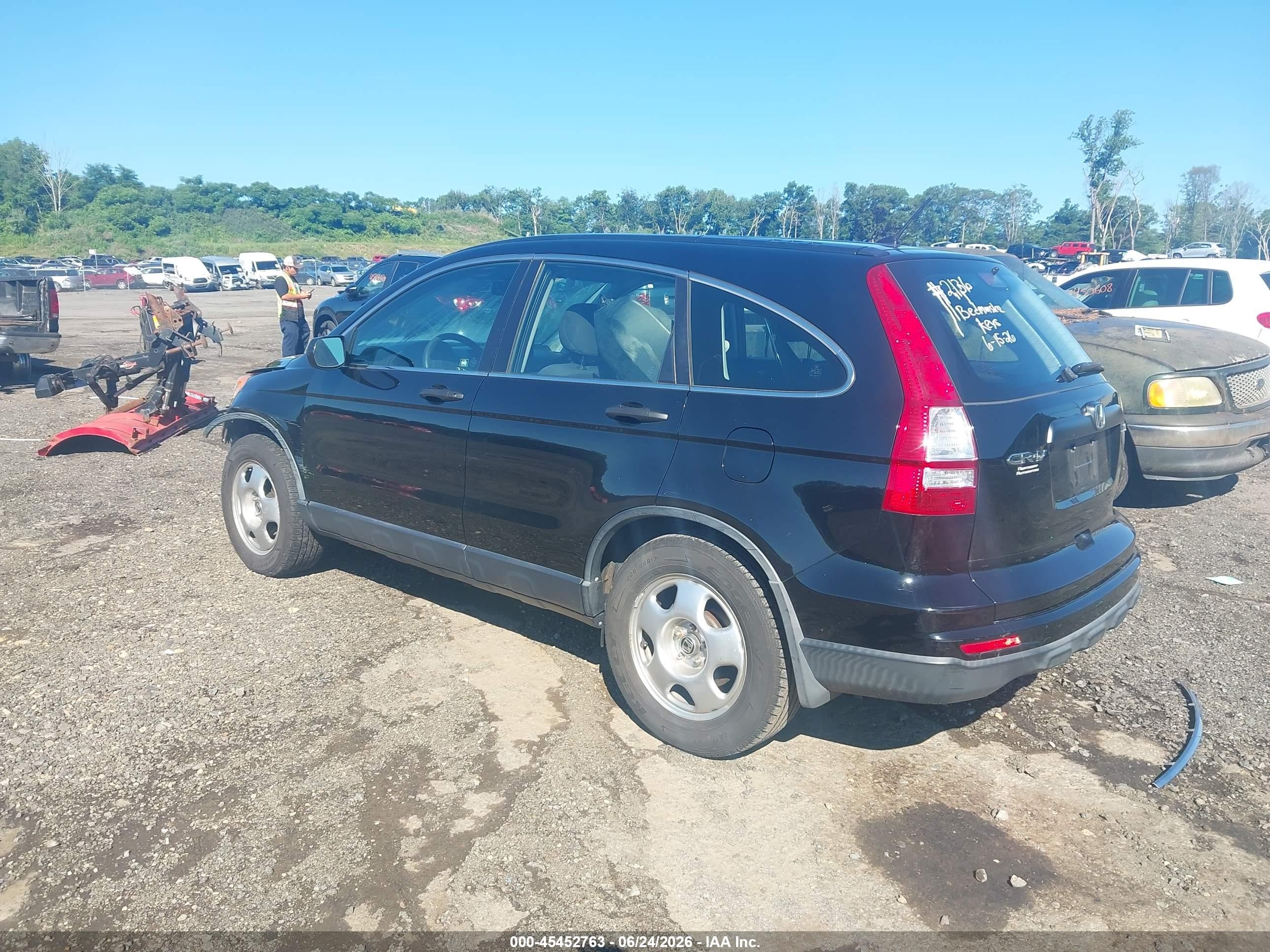 2011 Honda Cr-v Lx Черный vin: JHLRE4H34BC013191