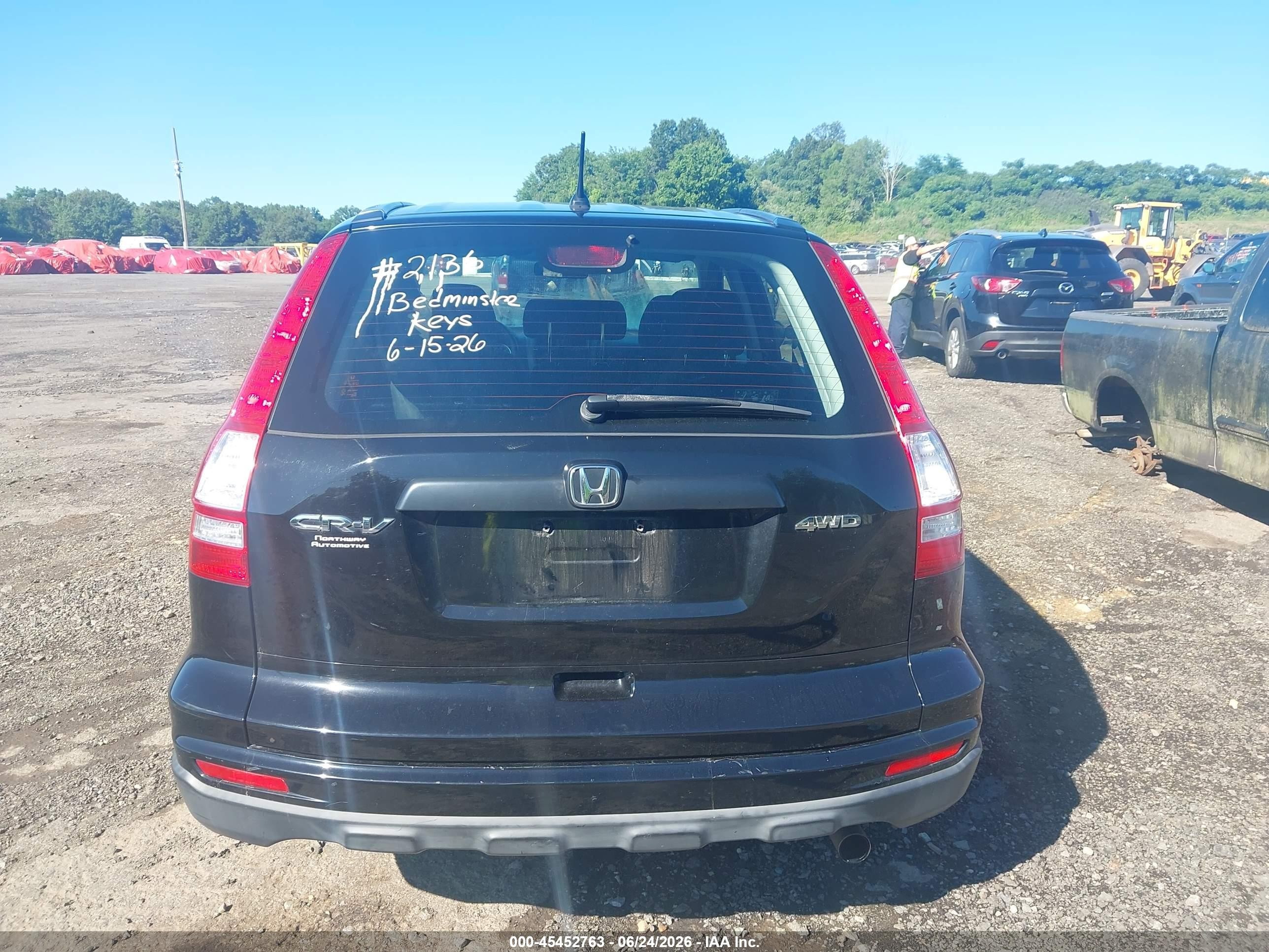 2011 Honda Cr-v Lx Черный vin: JHLRE4H34BC013191