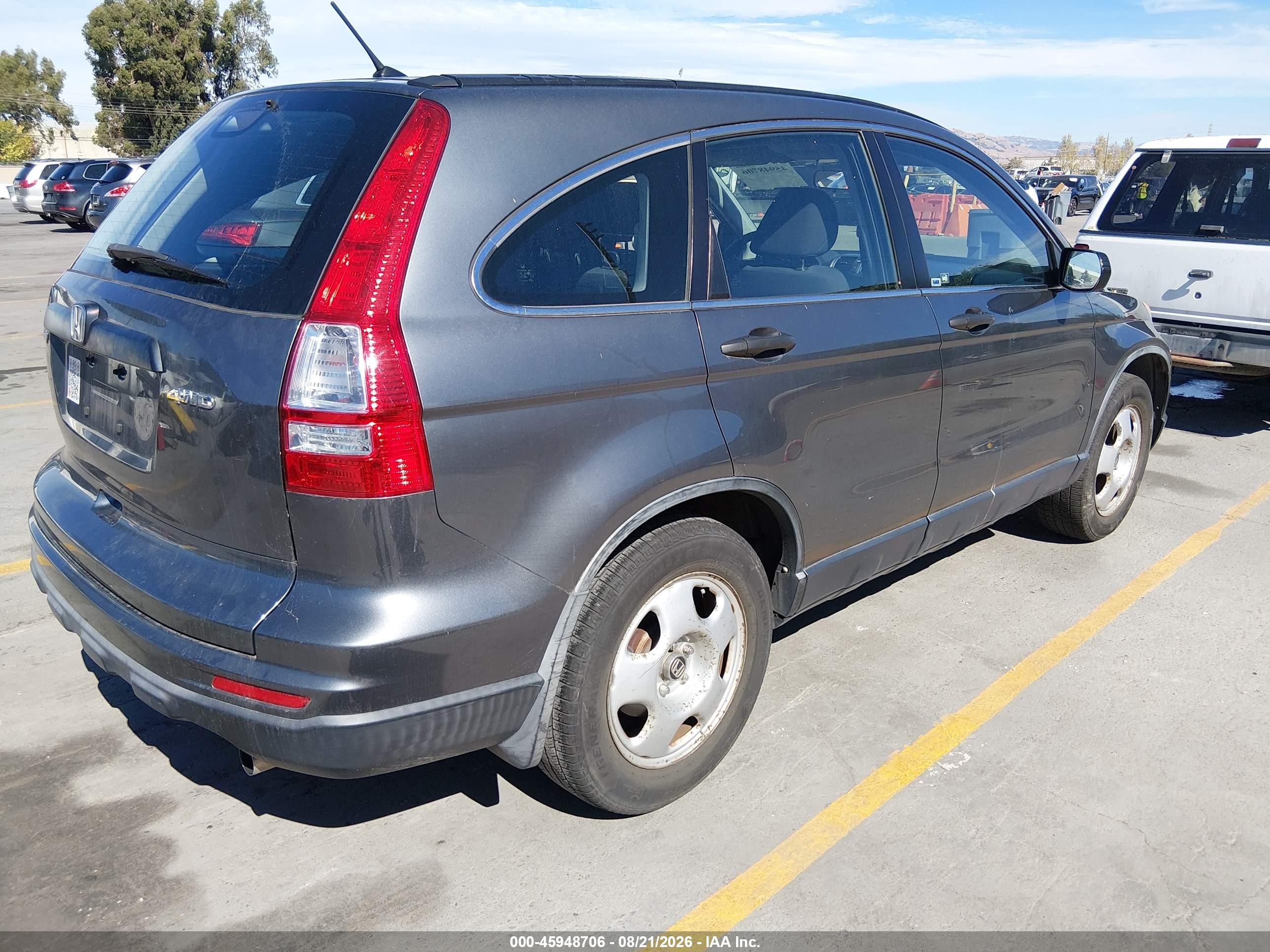 2011 Honda Cr-v Lx Серый vin: JHLRE4H35BC011949
