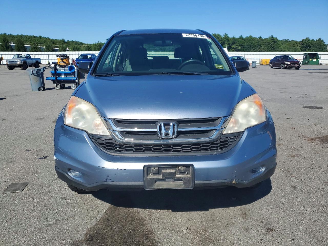 2011 Honda Cr-v Lx Blue vin: JHLRE4H36BC012317