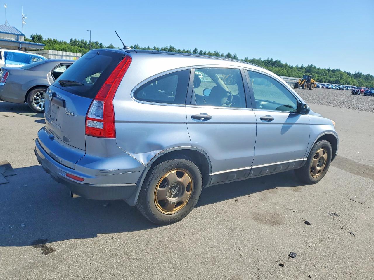 2011 Honda Cr-v Lx Blue vin: JHLRE4H36BC012317