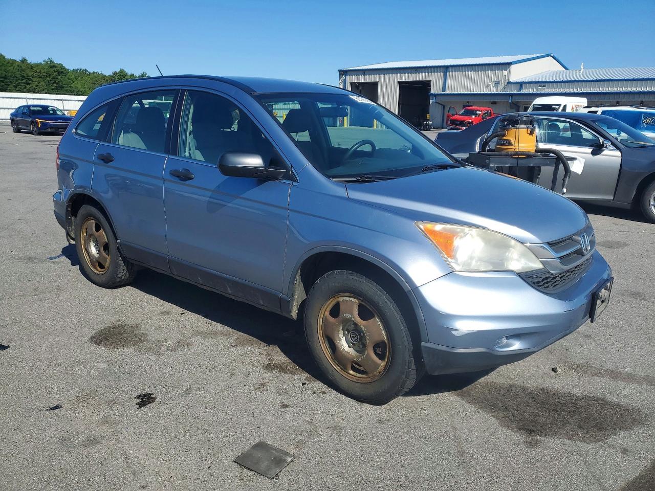 2011 Honda Cr-v Lx Blue vin: JHLRE4H36BC012317