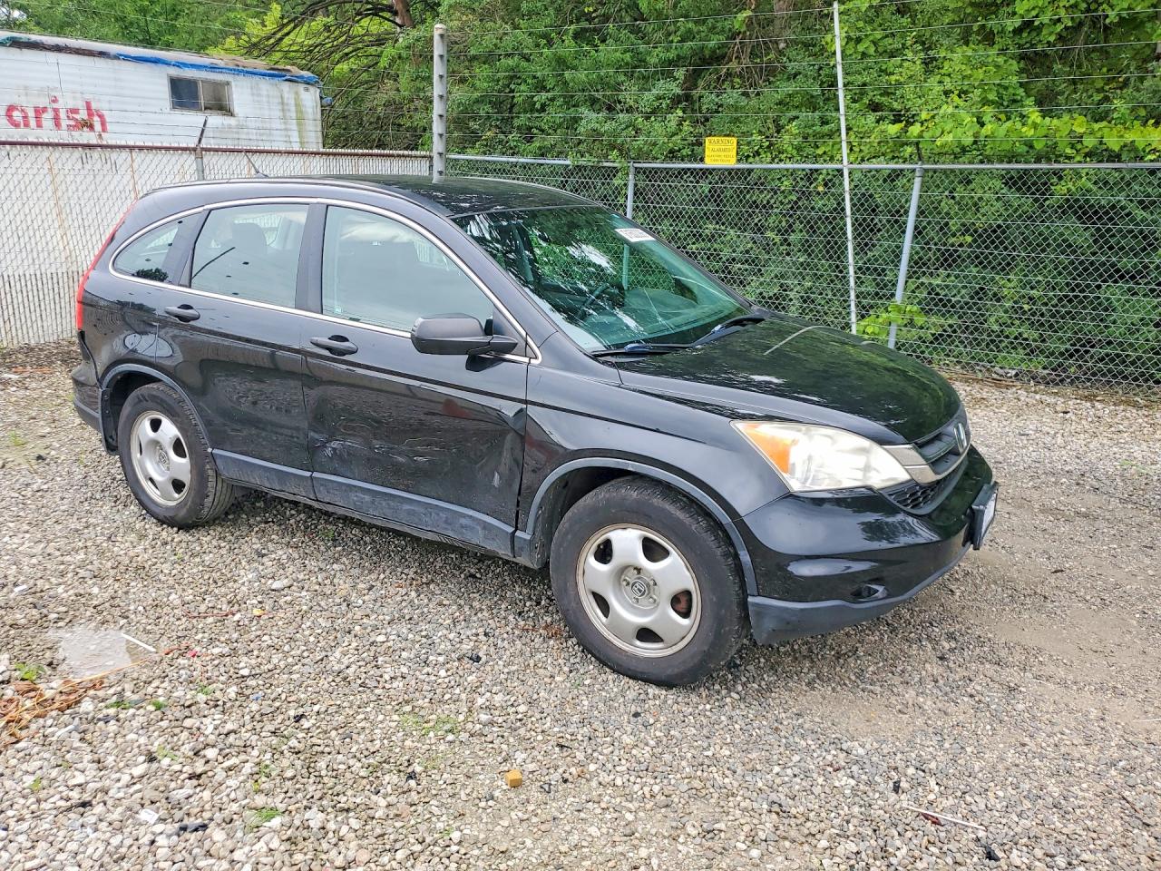 2011 Honda Cr-v Lx Black vin: JHLRE4H37BC015064