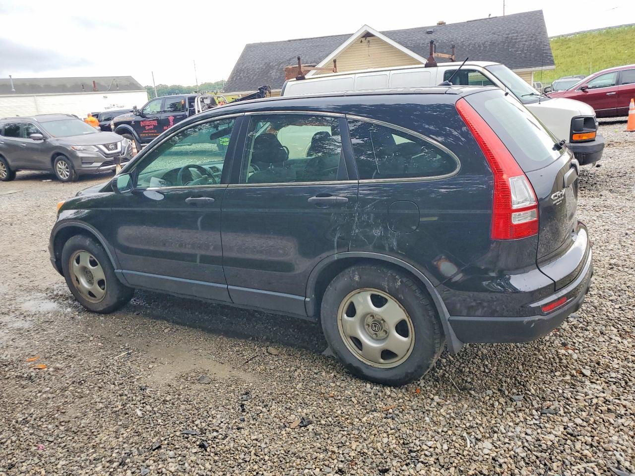 2011 Honda Cr-v Lx Black vin: JHLRE4H37BC015064