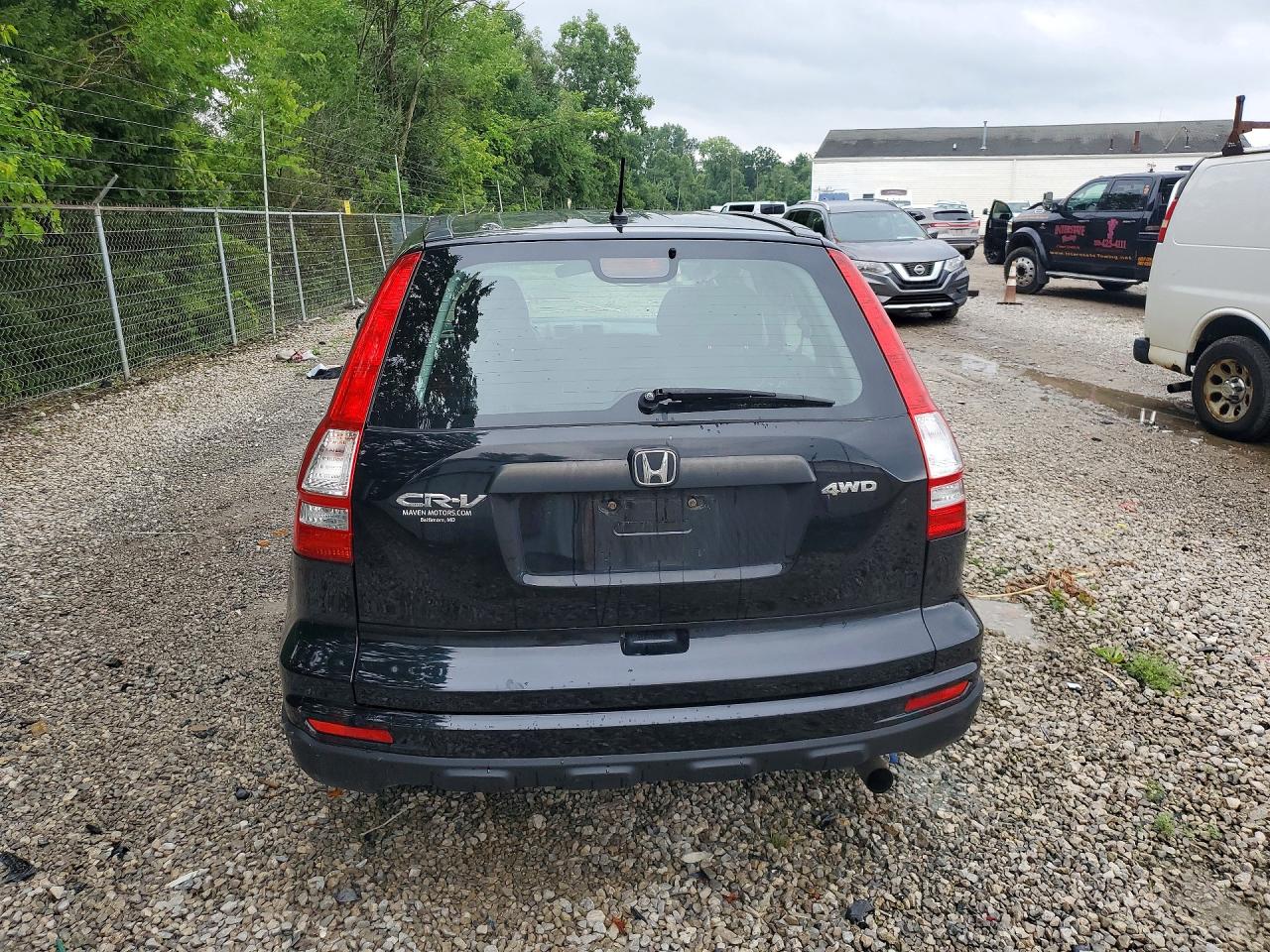 2011 Honda Cr-v Lx Black vin: JHLRE4H37BC015064