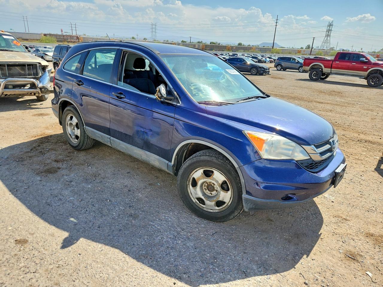 2010 Honda Cr-v Lx Синий vin: JHLRE4H38AC001642