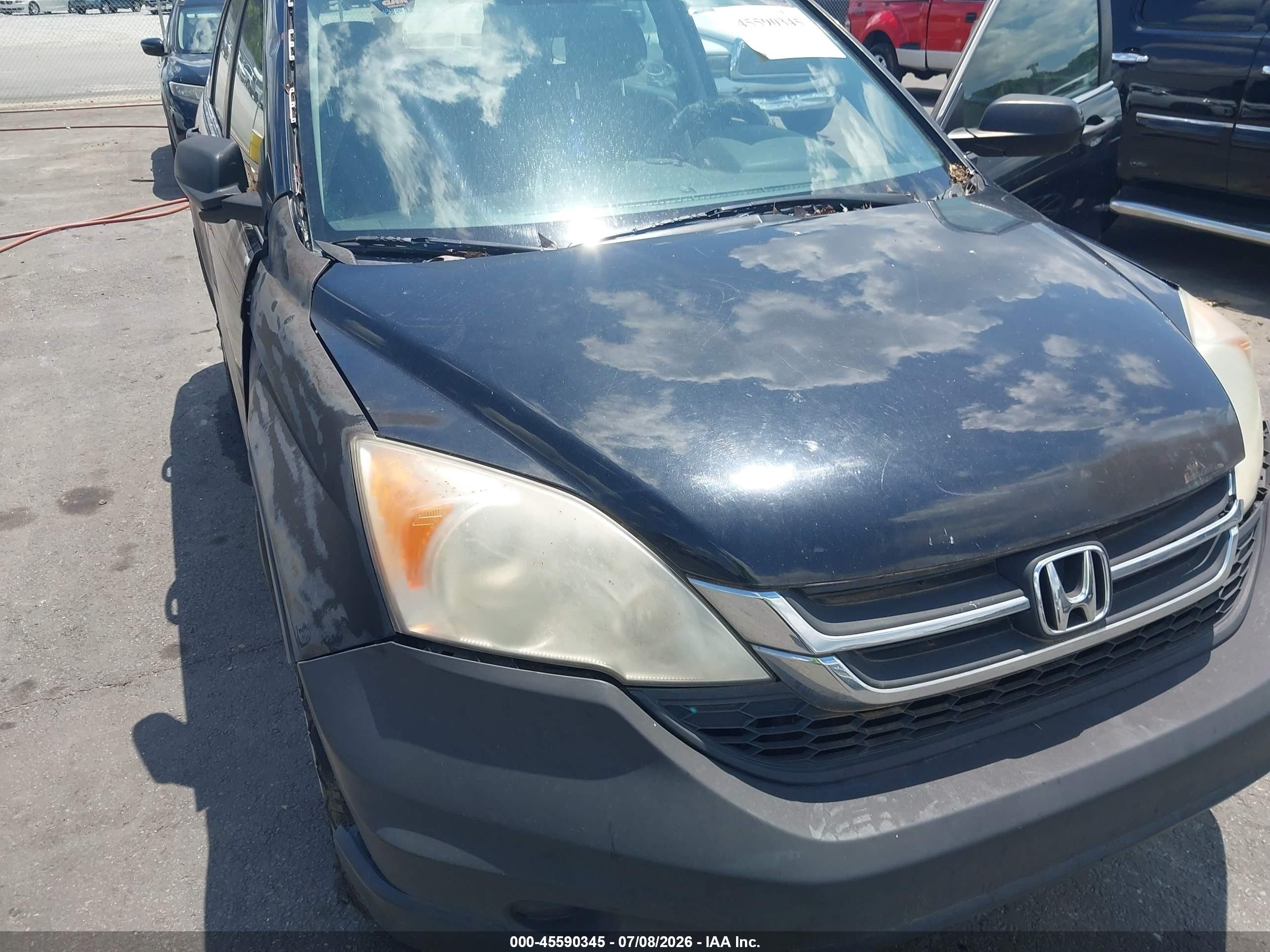 2011 Honda Cr-v Lx Black vin: JHLRE4H38BC030236