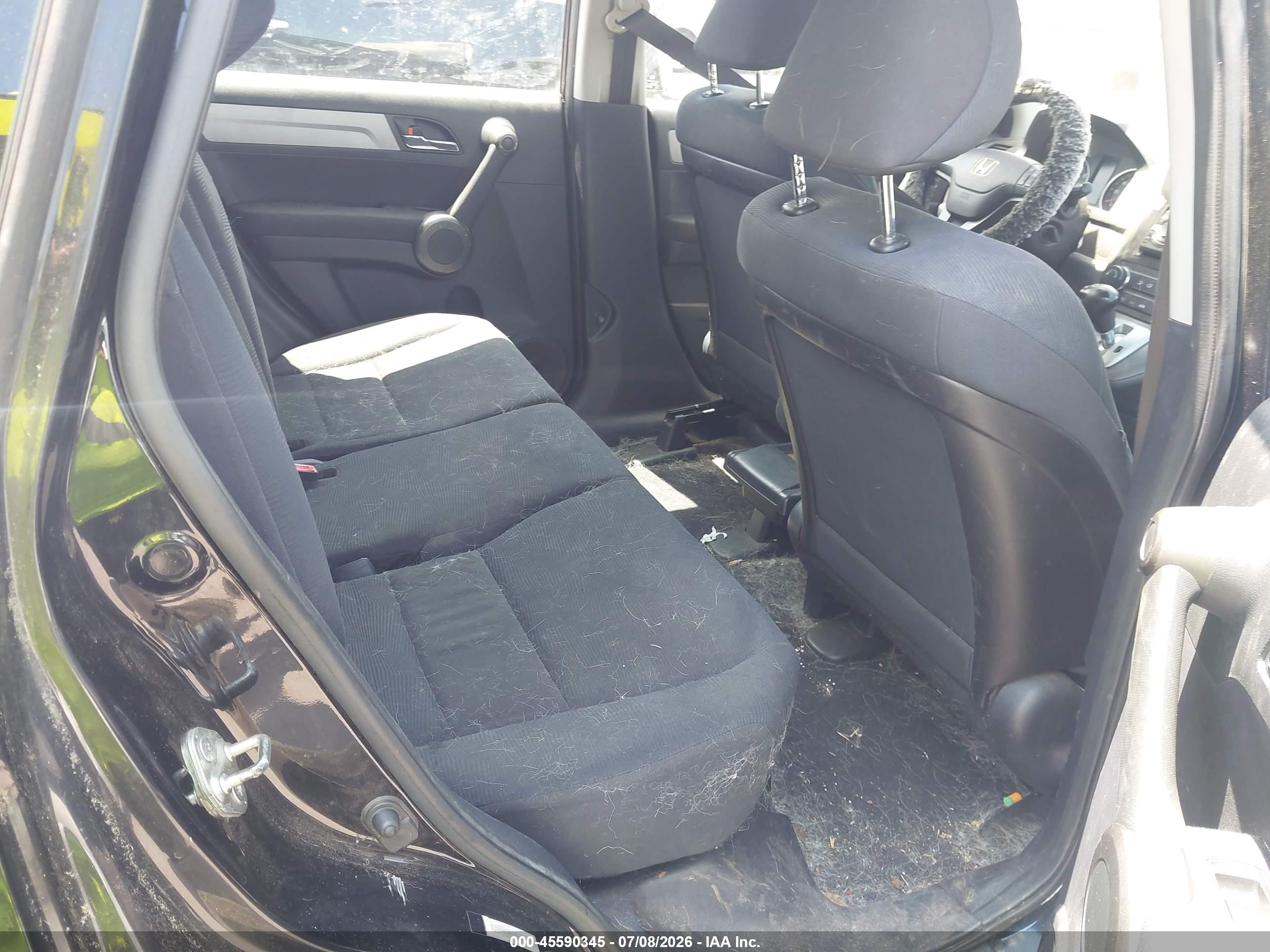 2011 Honda Cr-v Lx Black vin: JHLRE4H38BC030236