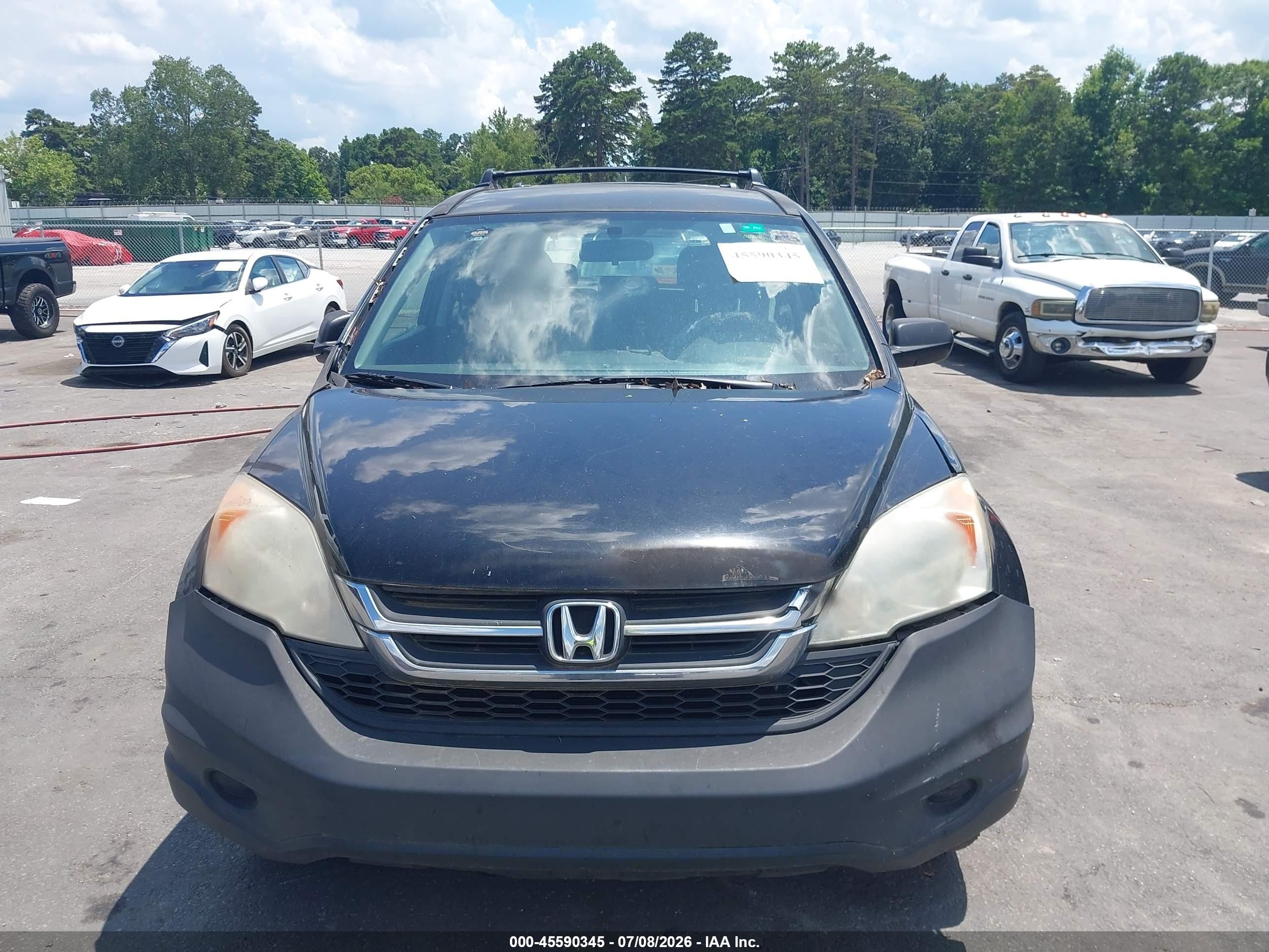 2011 Honda Cr-v Lx Black vin: JHLRE4H38BC030236