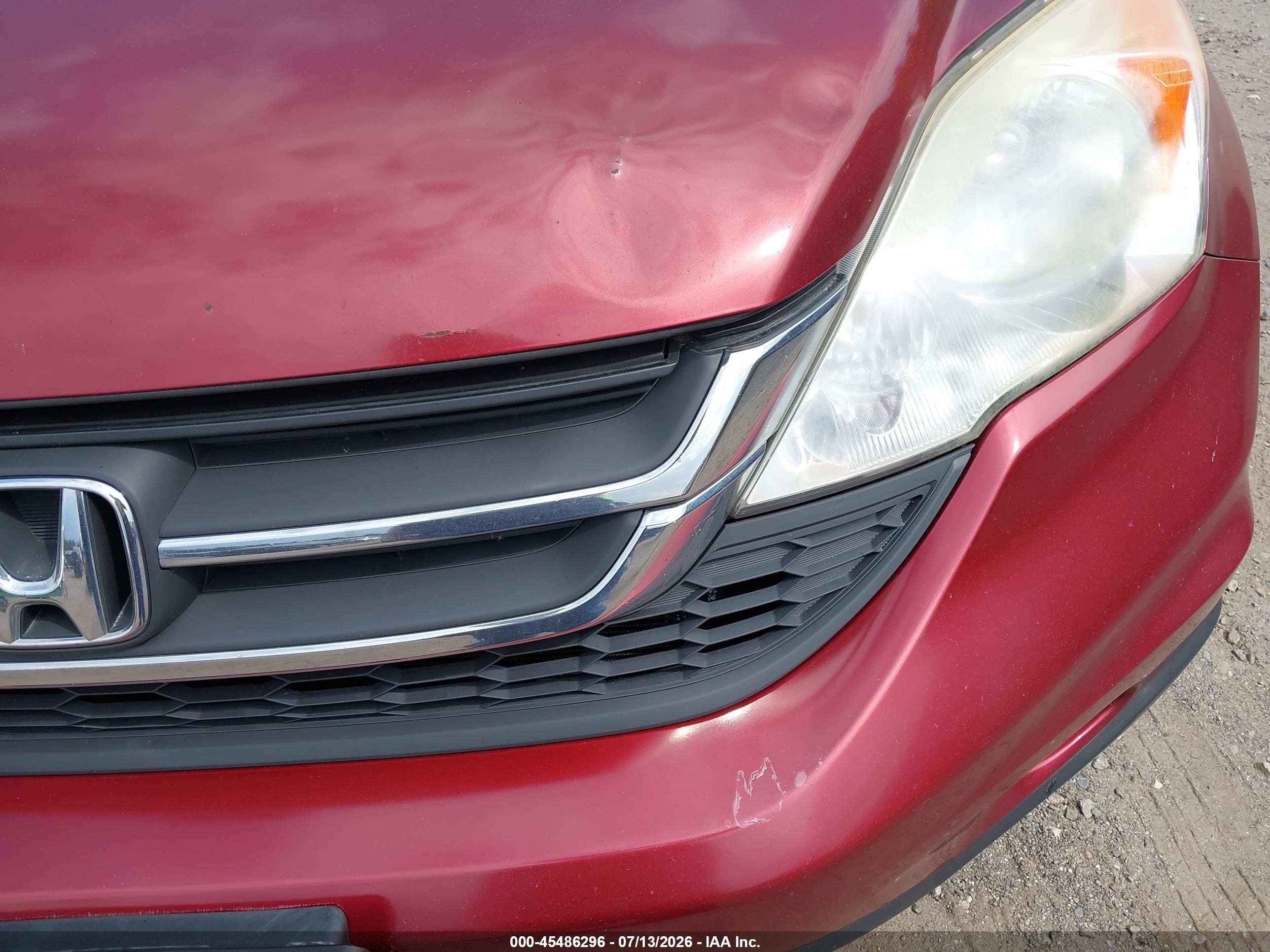 2010 Honda Cr-v Lx Maroon vin: JHLRE4H39AC003402
