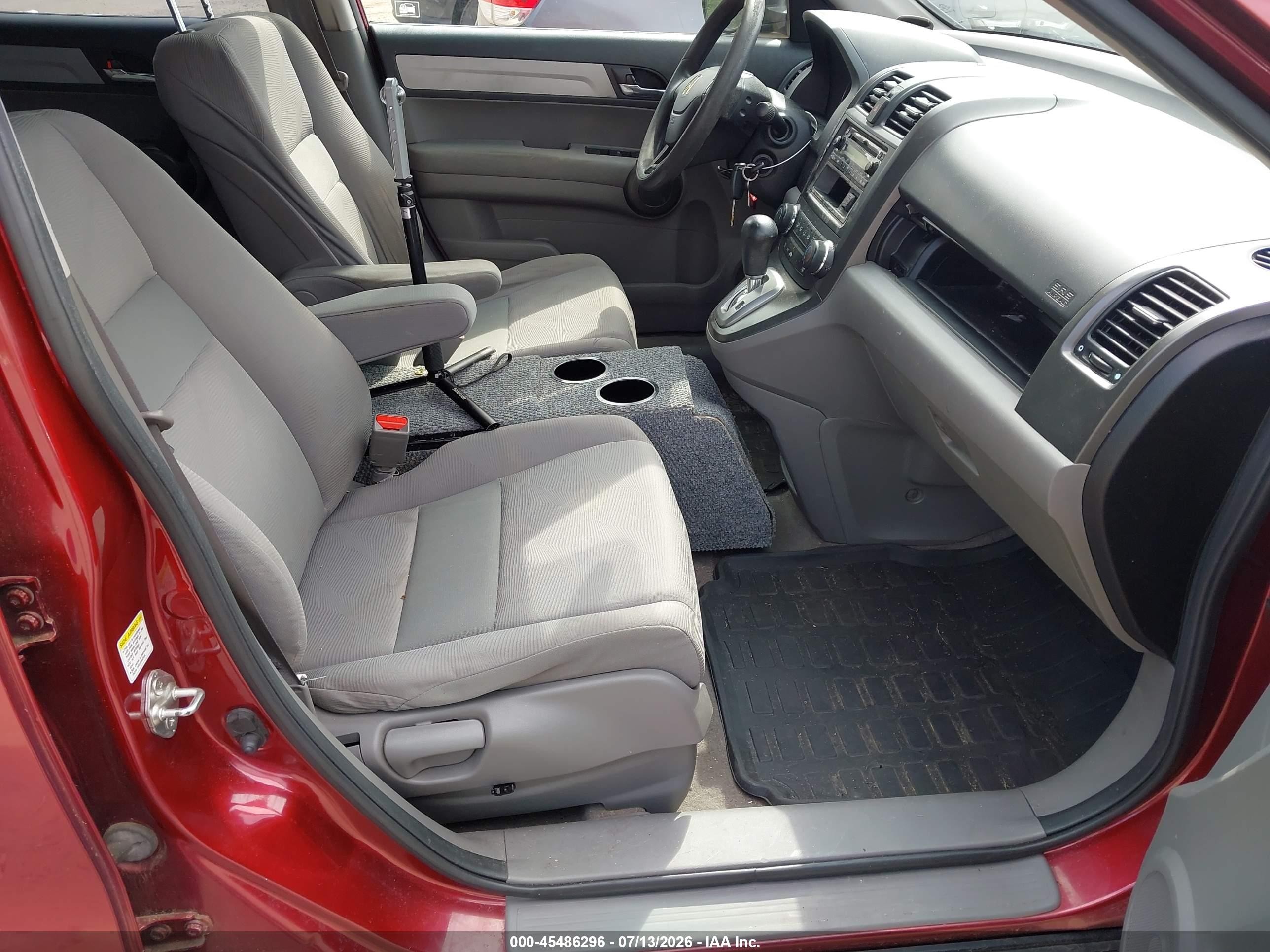 2010 Honda Cr-v Lx Maroon vin: JHLRE4H39AC003402