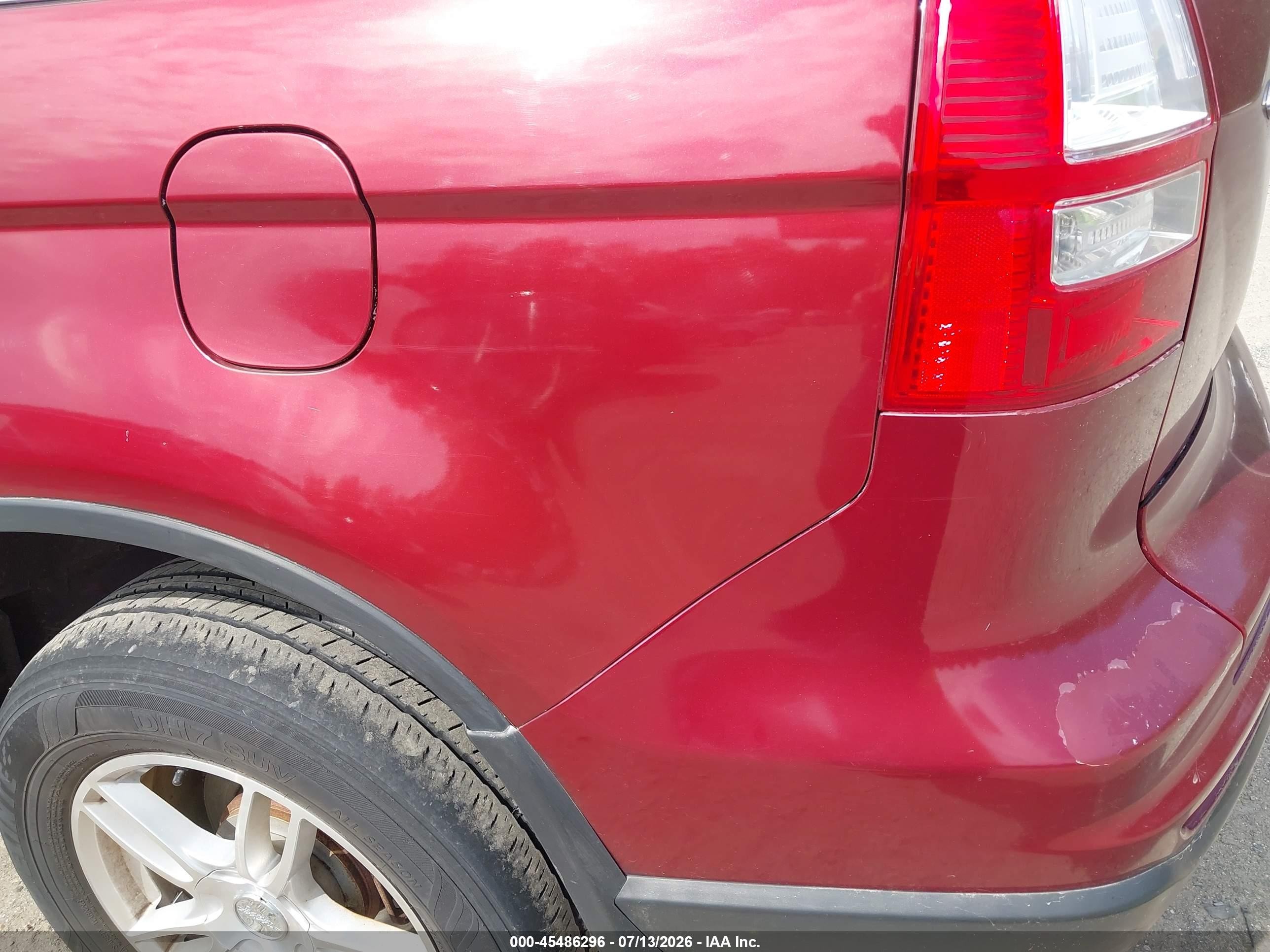 2010 Honda Cr-v Lx Maroon vin: JHLRE4H39AC003402