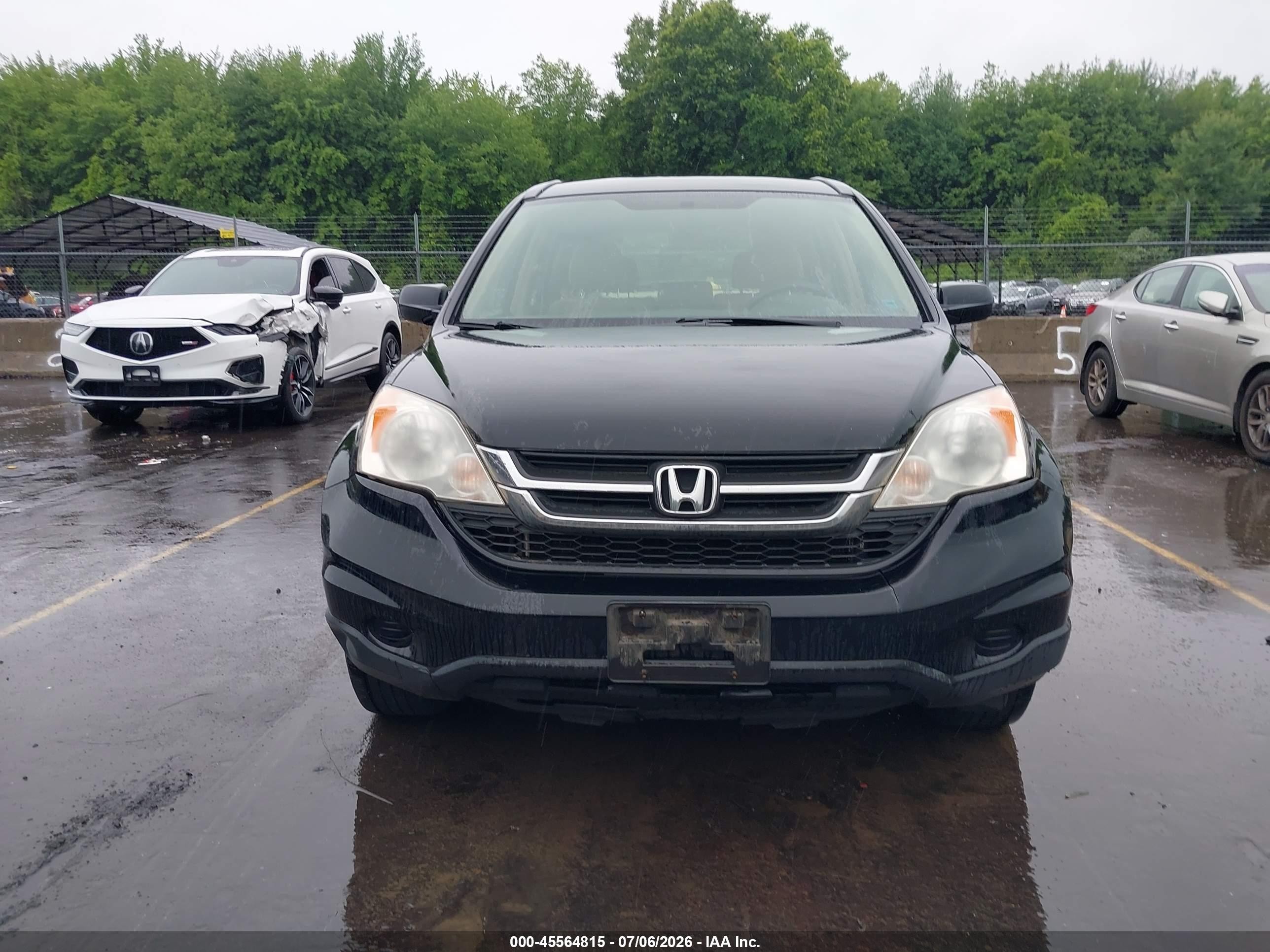 2010 Honda Cr-v Lx Black vin: JHLRE4H39AC014786