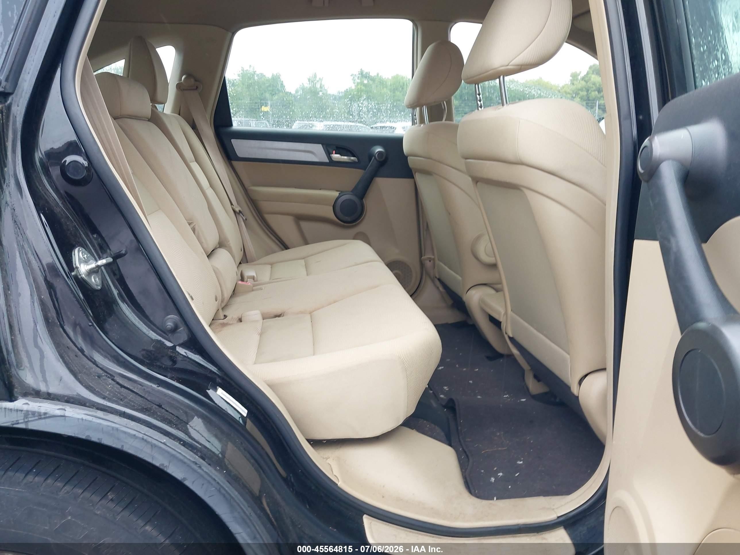 2010 Honda Cr-v Lx Black vin: JHLRE4H39AC014786