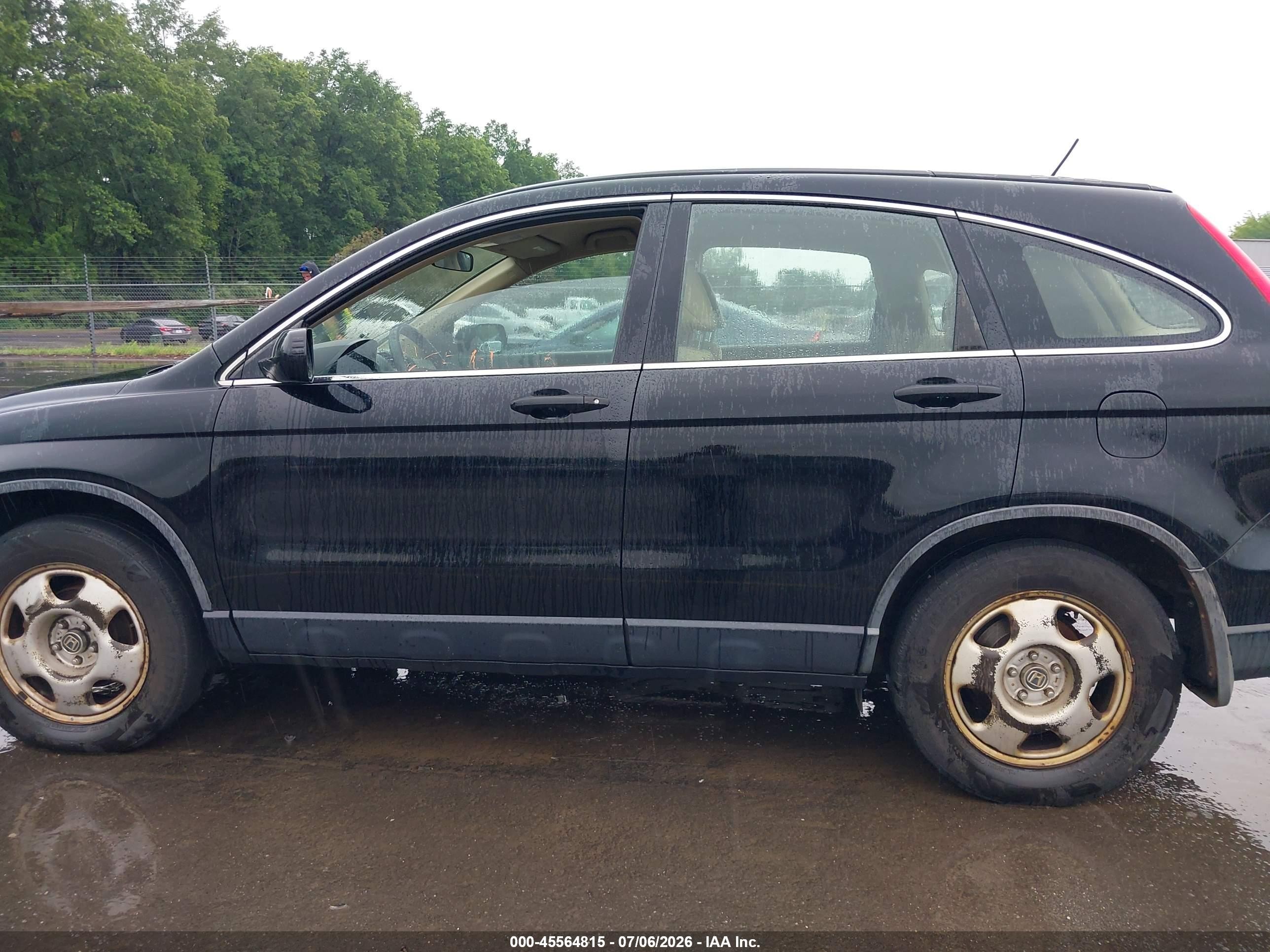 2010 Honda Cr-v Lx Black vin: JHLRE4H39AC014786