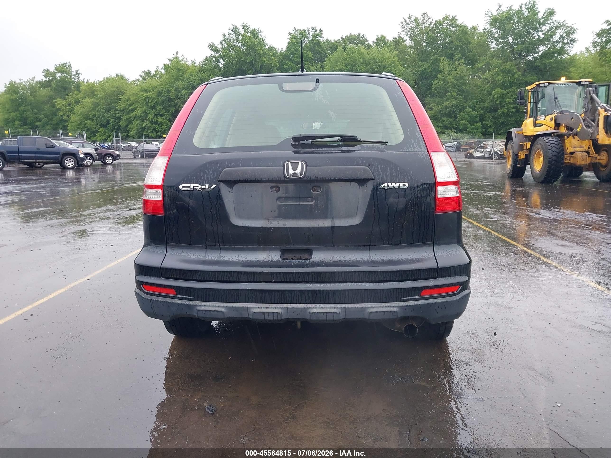 2010 Honda Cr-v Lx Black vin: JHLRE4H39AC014786