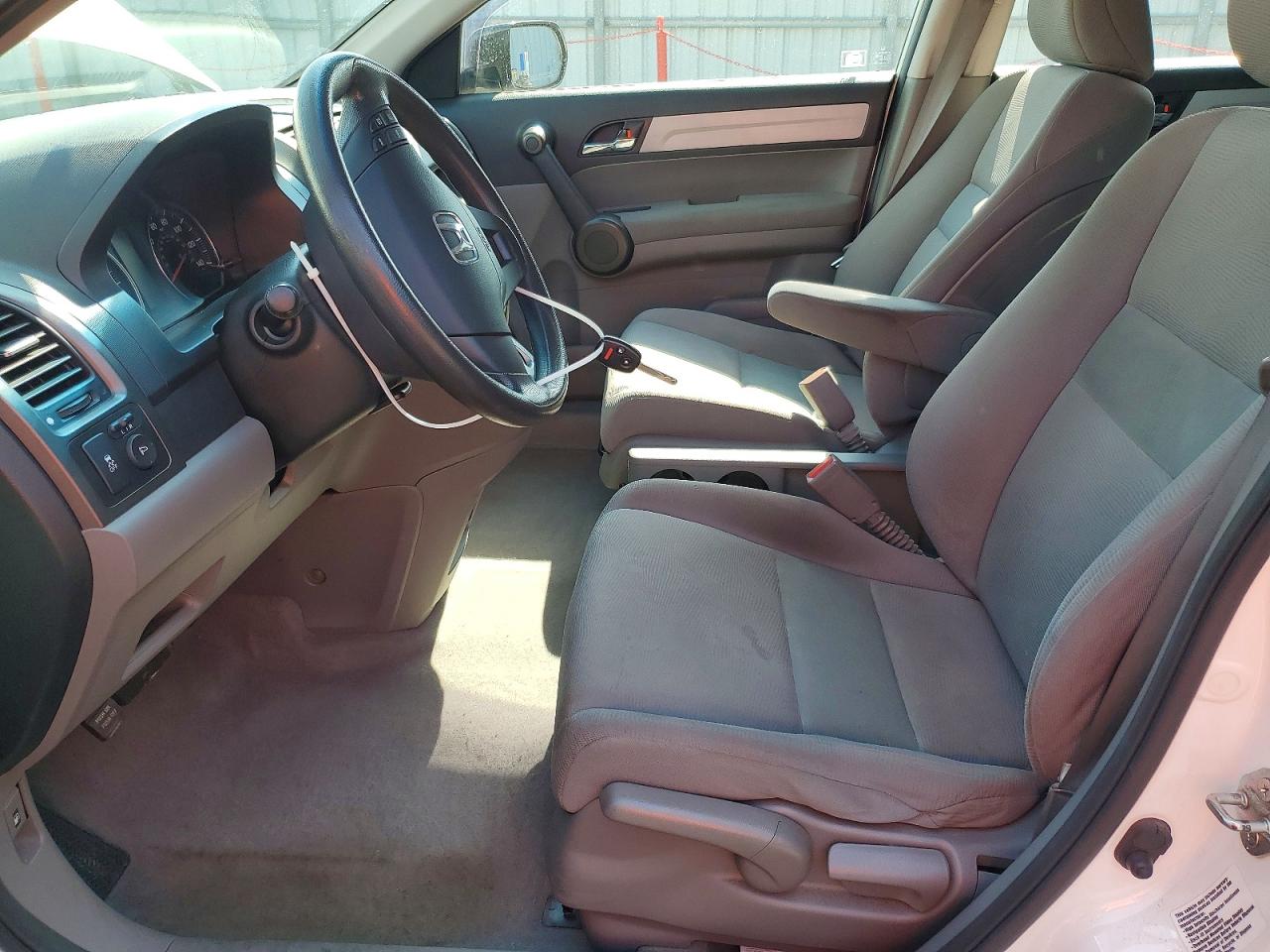 2011 Honda Cr-v Lx White vin: JHLRE4H3XBC020226