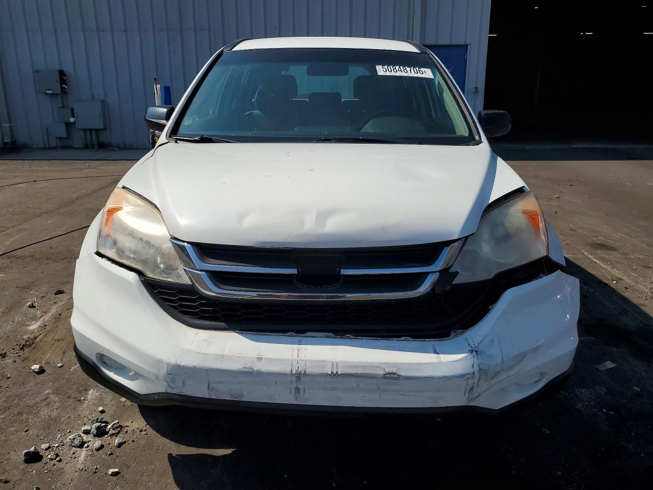 2011 Honda Cr-v Lx White vin: JHLRE4H3XBC020226