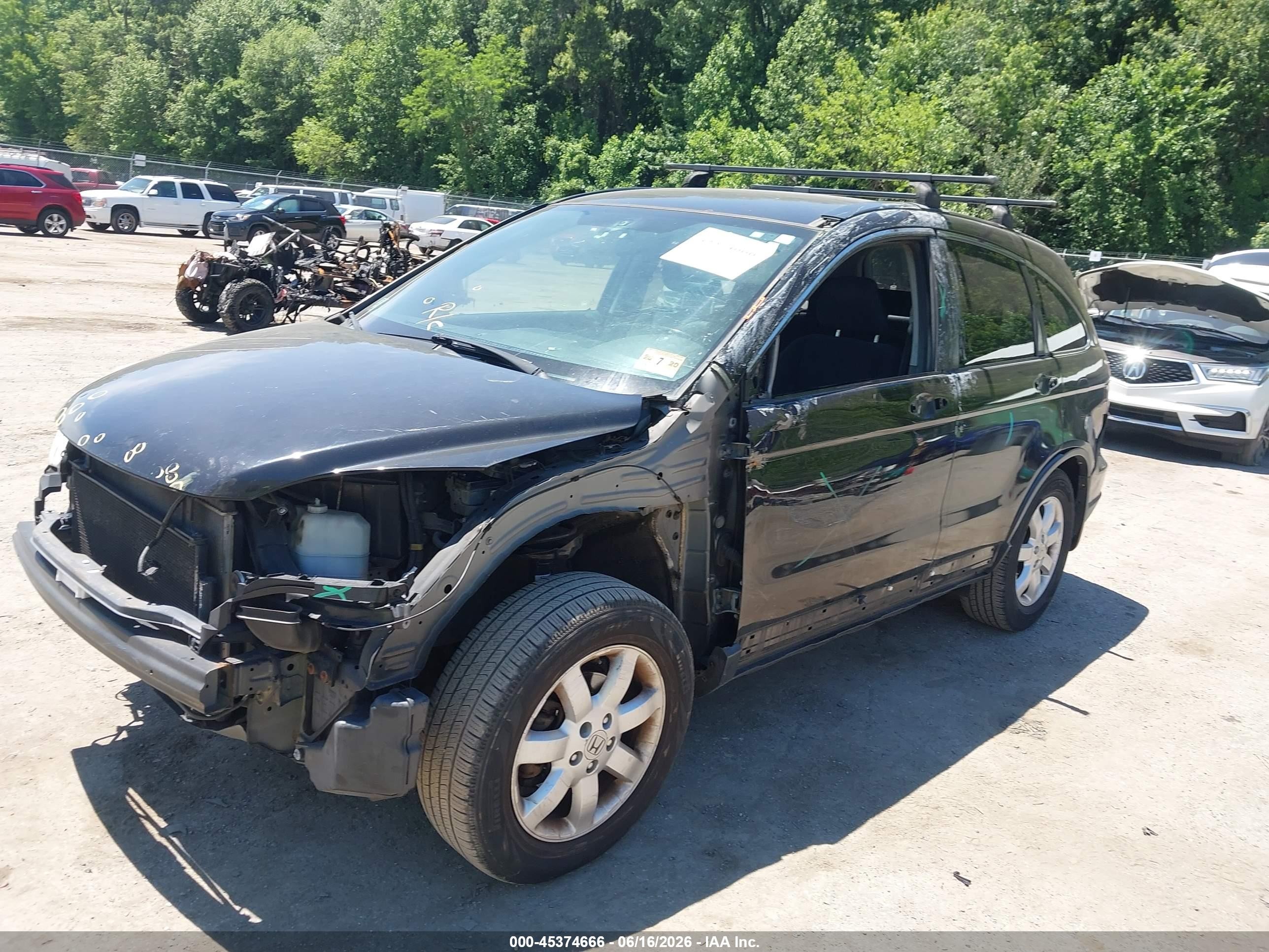 2011 Honda Cr-v Se Black vin: JHLRE4H41BC023511