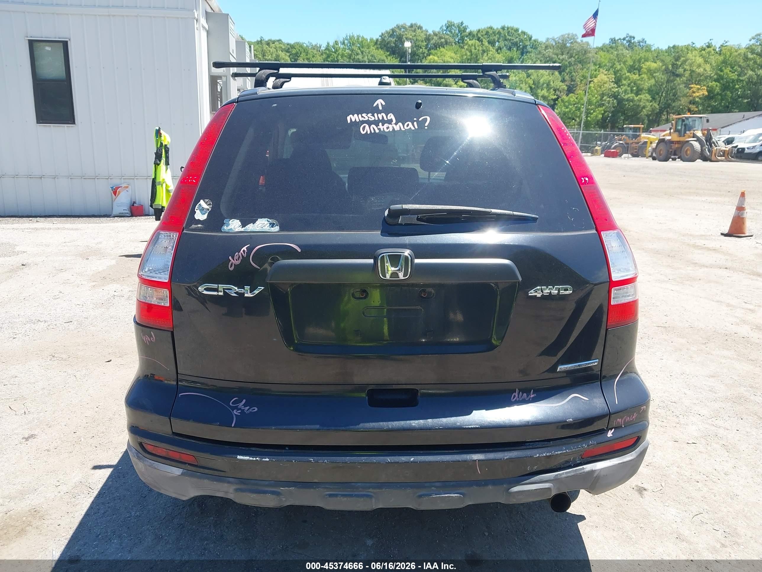 2011 Honda Cr-v Se Black vin: JHLRE4H41BC023511