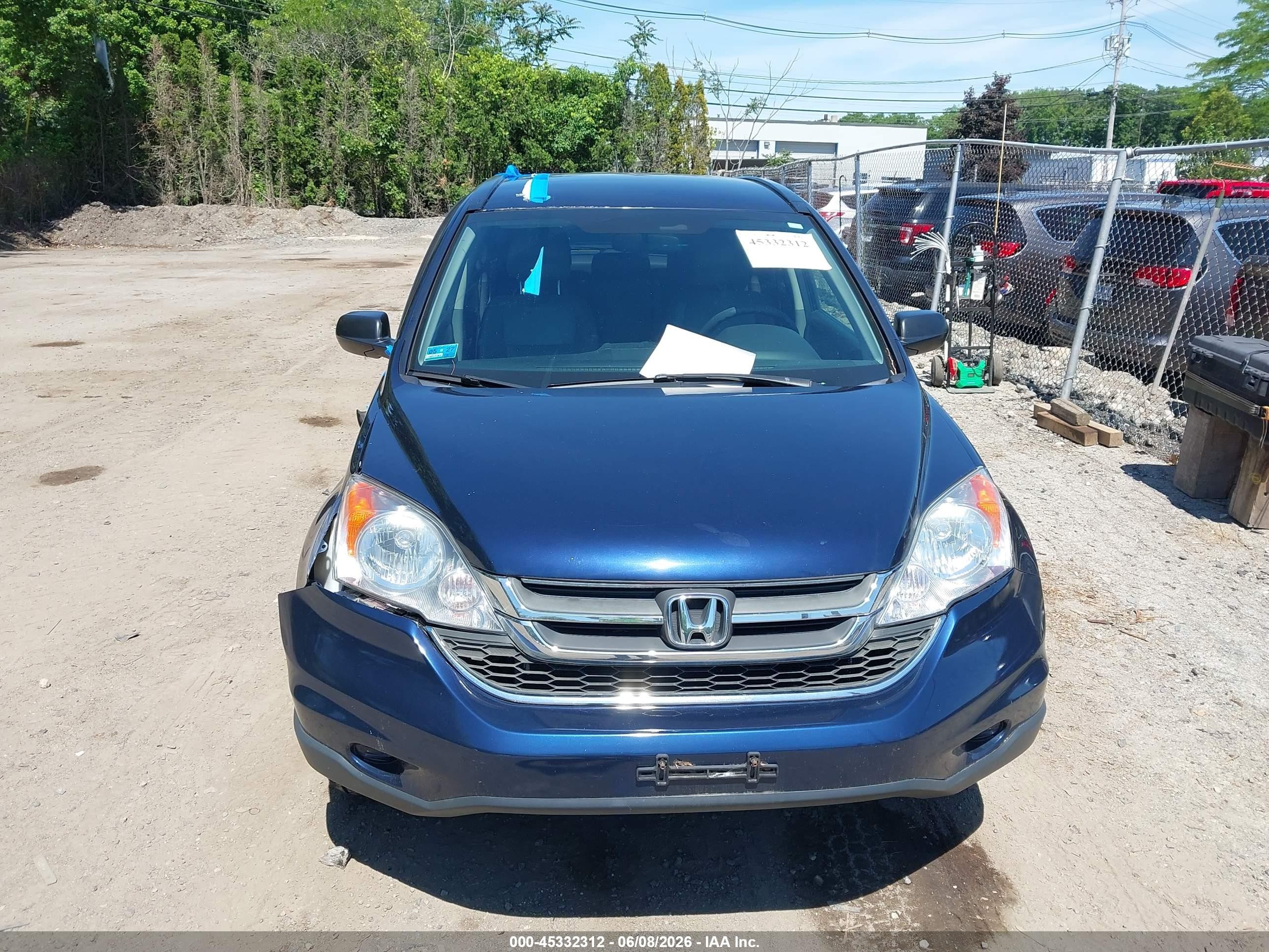 2011 Honda Cr-v Se Blue vin: JHLRE4H42BC009567