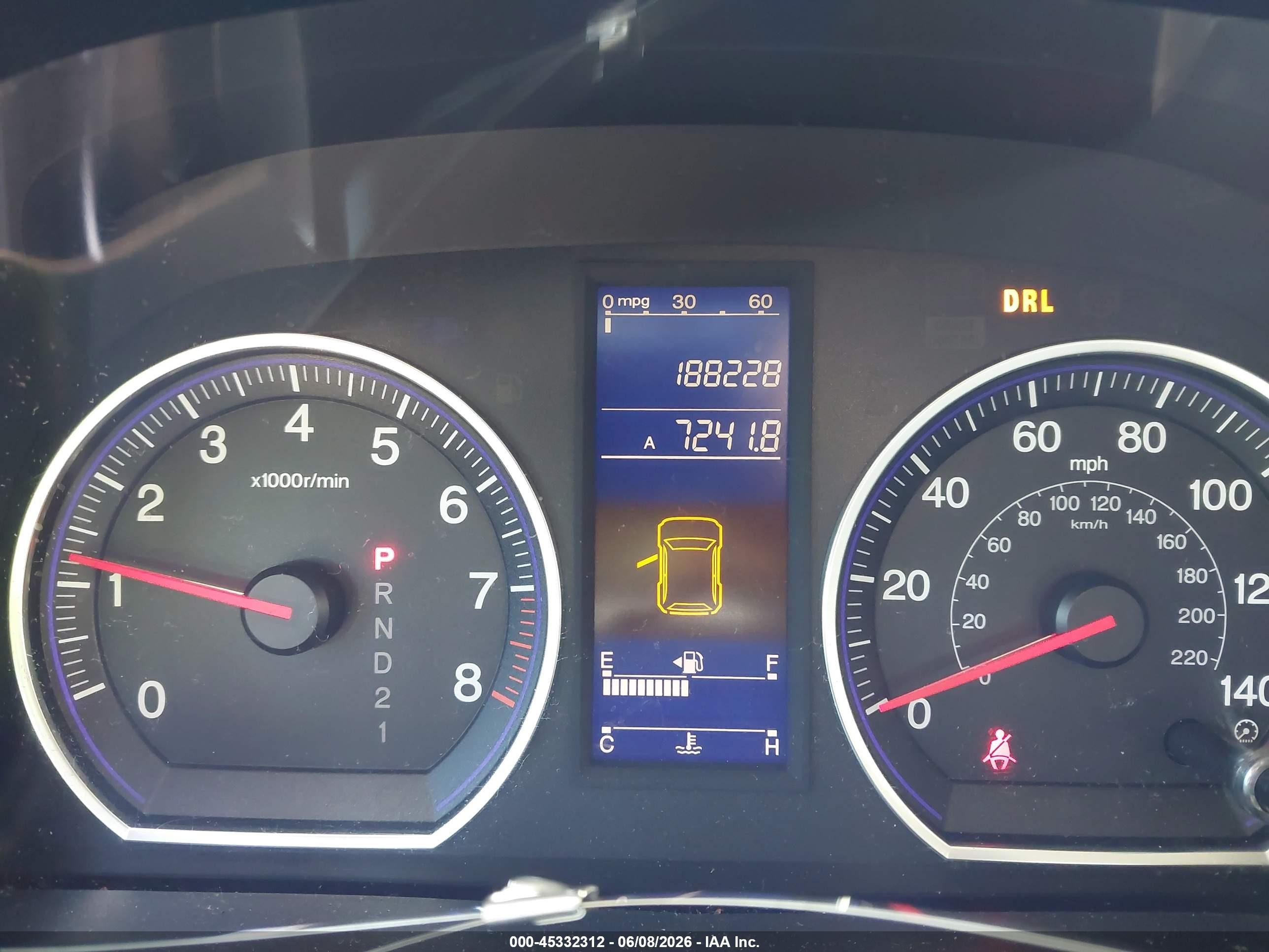 2011 Honda Cr-v Se Blue vin: JHLRE4H42BC009567