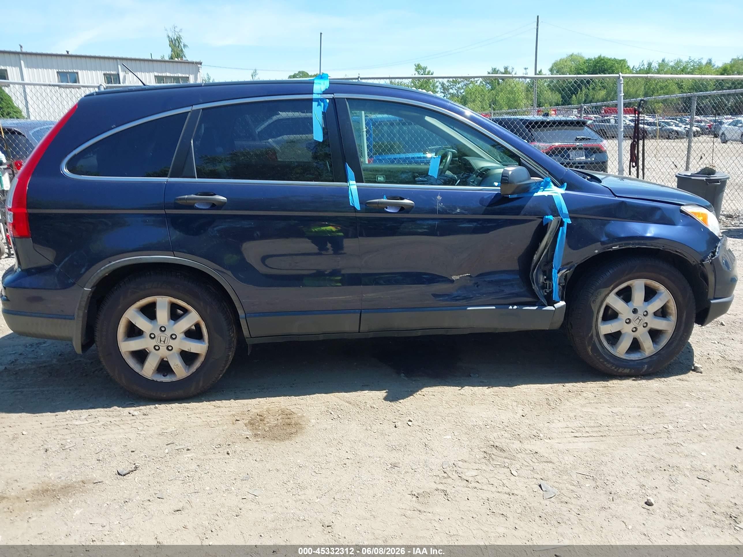 2011 Honda Cr-v Se Blue vin: JHLRE4H42BC009567