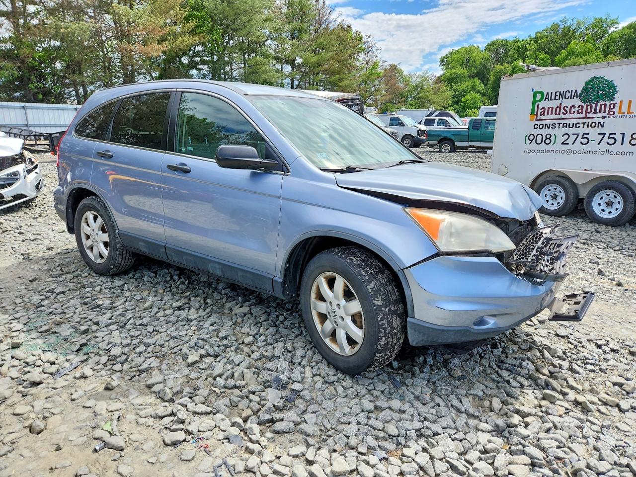 2011 Honda Cr-v Se Blue vin: JHLRE4H47BC005269