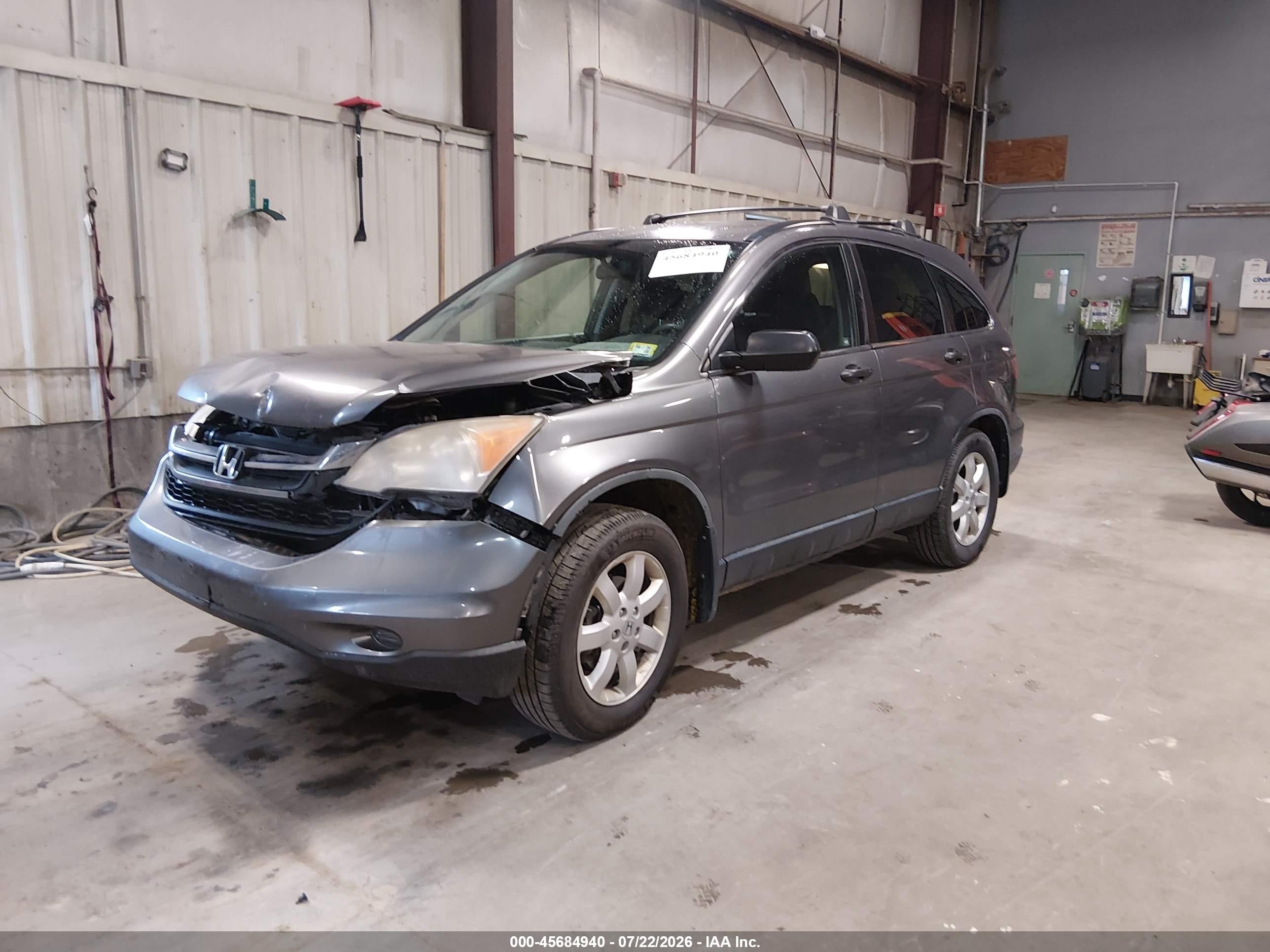 2011 Honda Cr-v Se Gray vin: JHLRE4H47BC027983