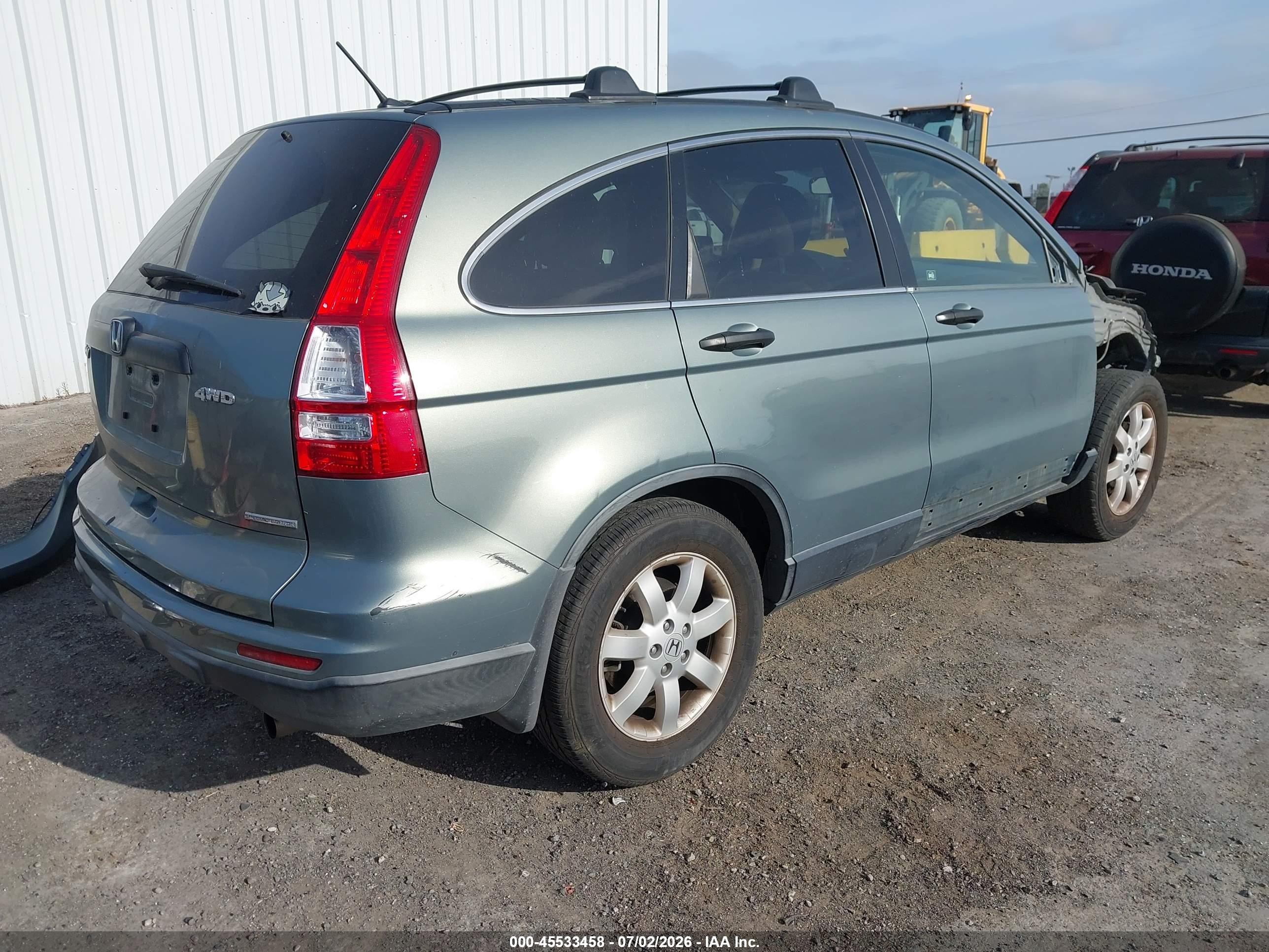 2011 Honda Cr-v Se Light Blue vin: JHLRE4H47BC028874
