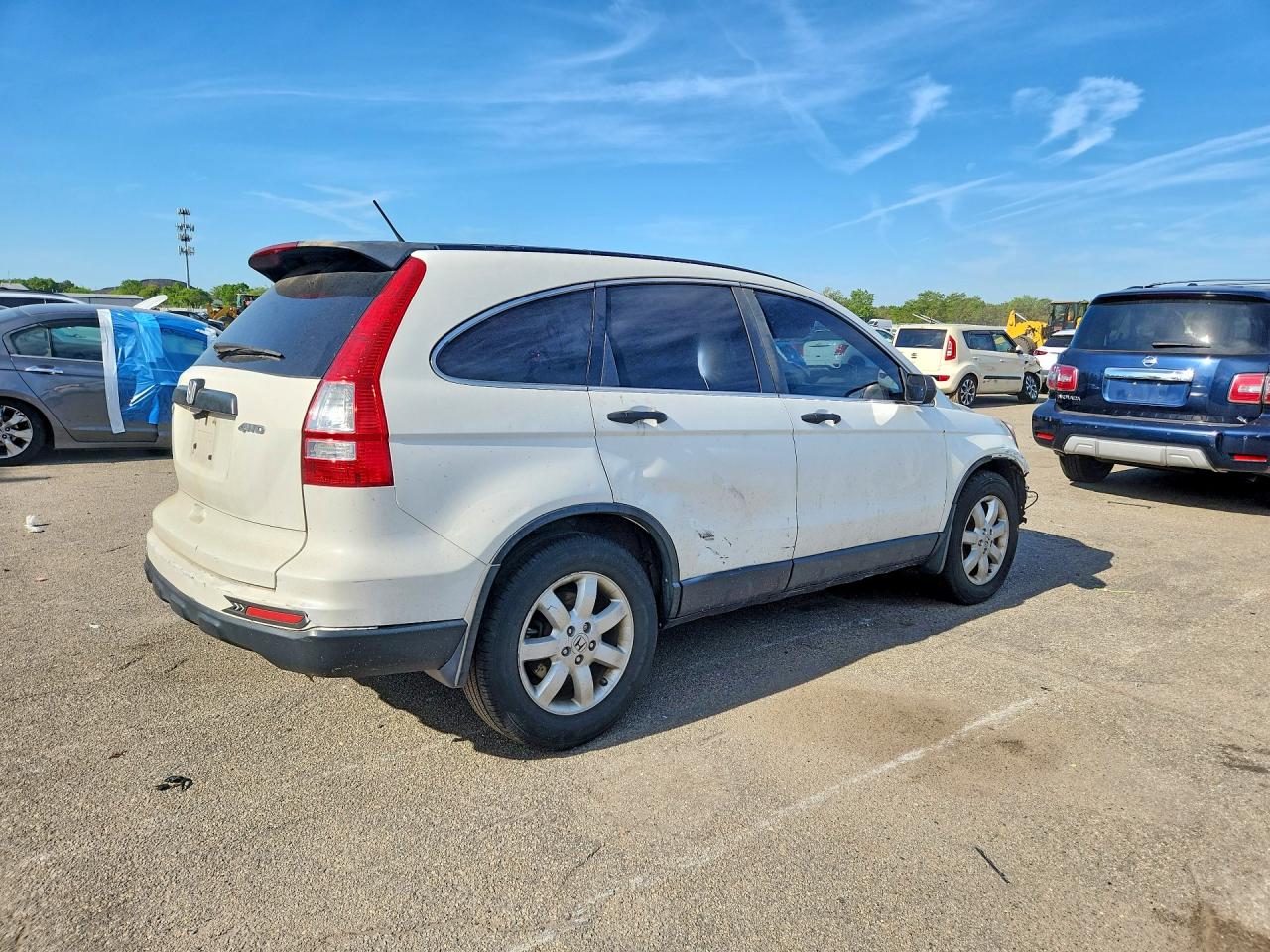 2011 Honda Cr-v Se White vin: JHLRE4H49BC002423