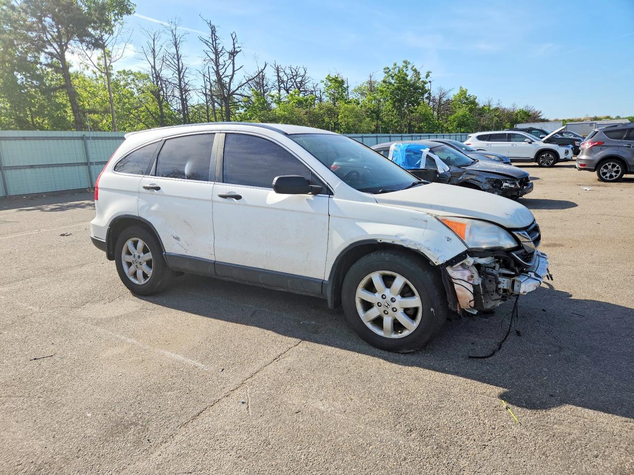 2011 Honda Cr-v Se White vin: JHLRE4H49BC002423