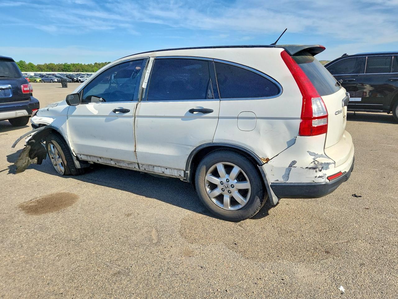 2011 Honda Cr-v Se White vin: JHLRE4H49BC002423