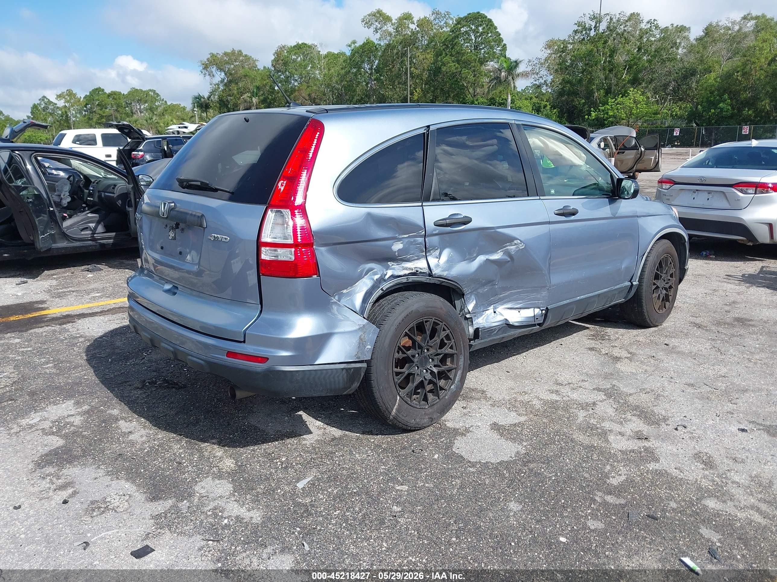 2011 Honda Cr-v Se Blue vin: JHLRE4H49BC006813