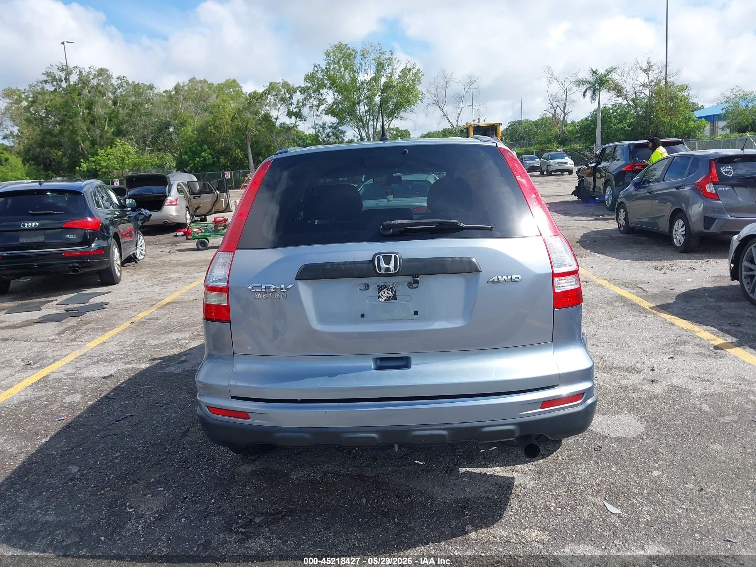 2011 Honda Cr-v Se Blue vin: JHLRE4H49BC006813