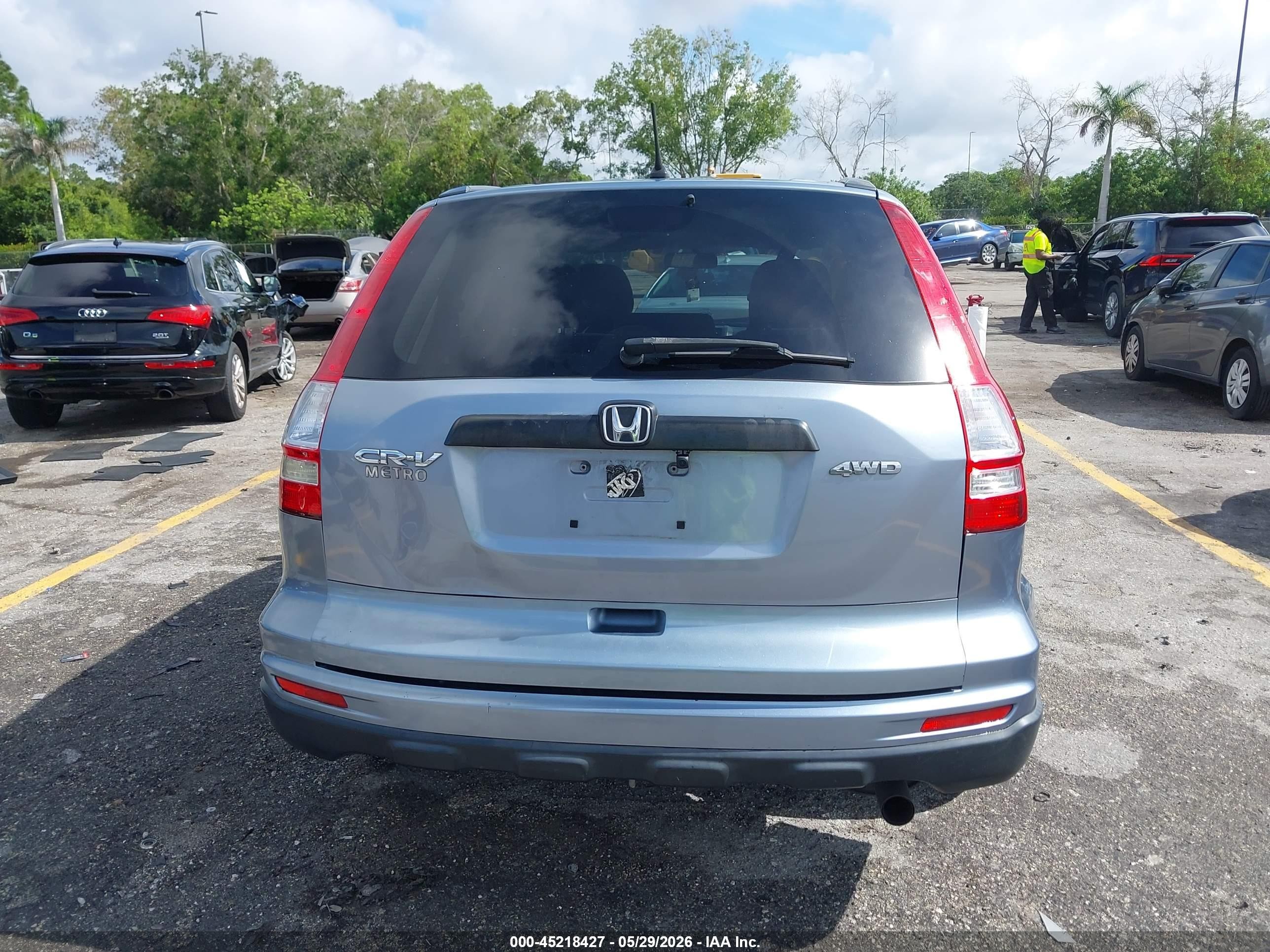 2011 Honda Cr-v Se Blue vin: JHLRE4H49BC006813