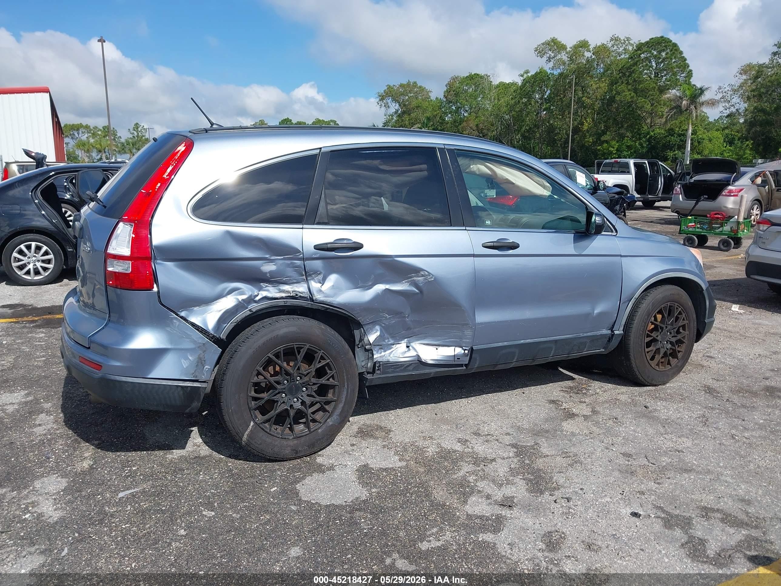 2011 Honda Cr-v Se Blue vin: JHLRE4H49BC006813