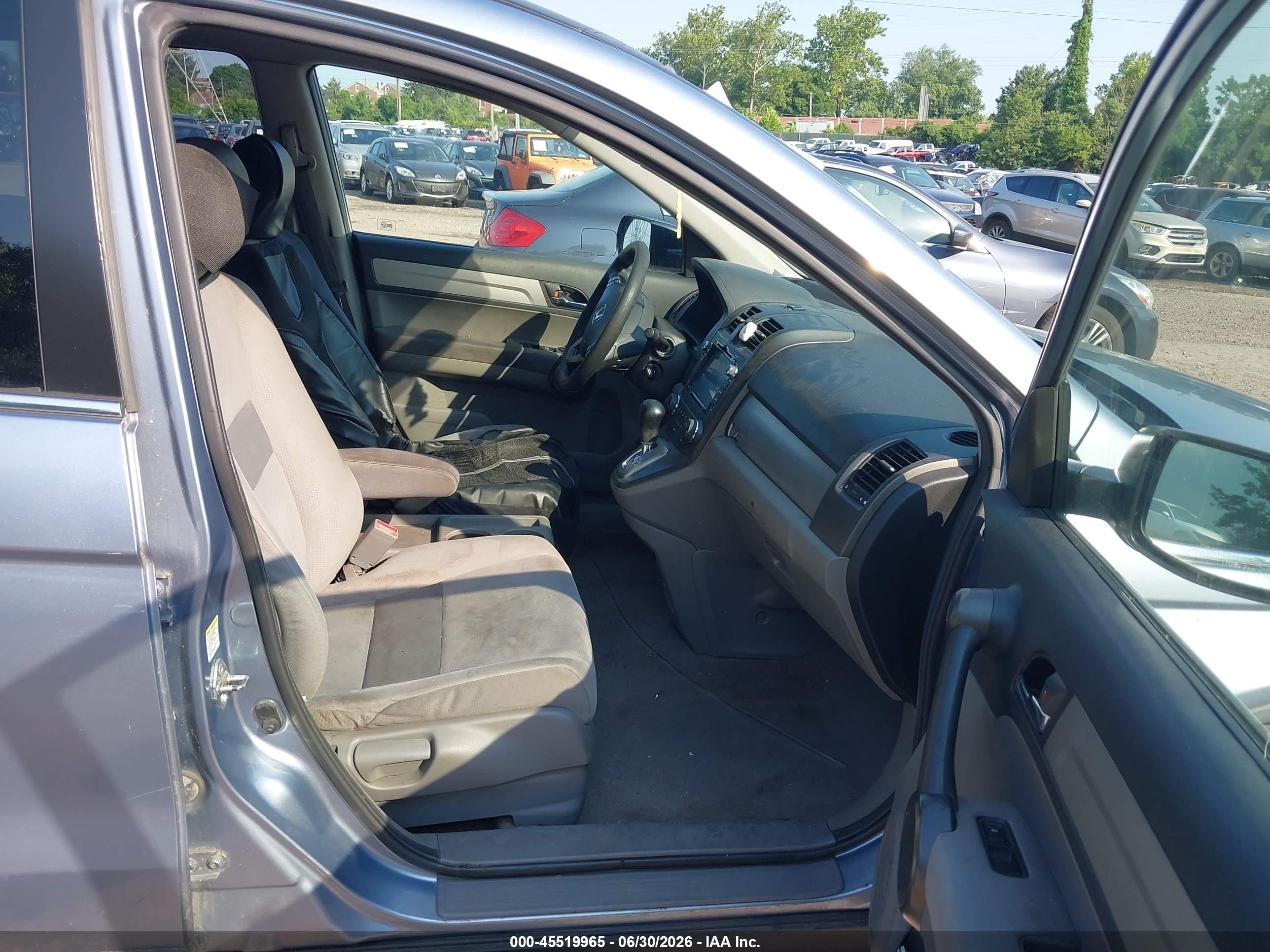 2011 Honda Cr-v Se Light Blue vin: JHLRE4H4XBC004407