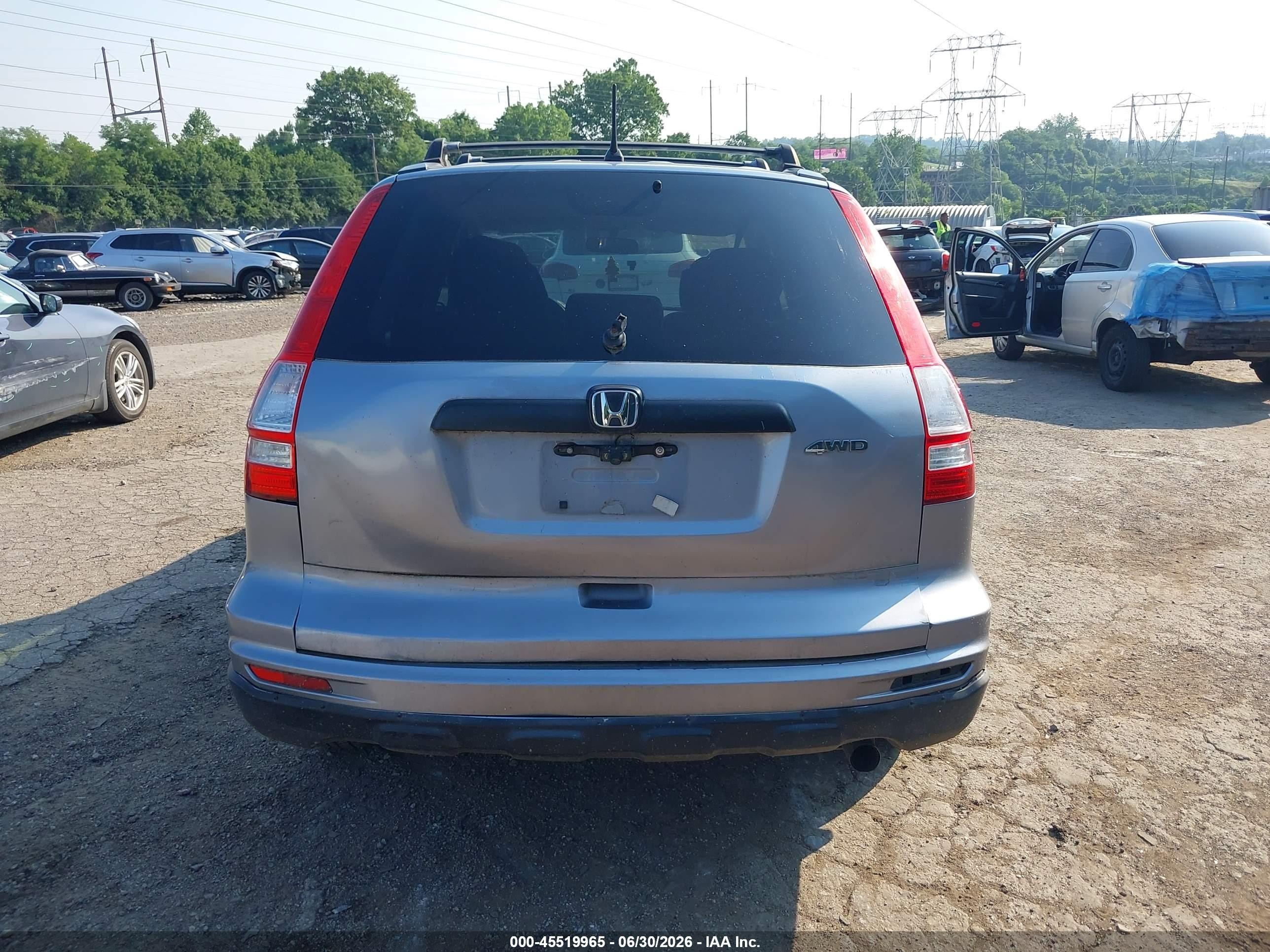 2011 Honda Cr-v Se Light Blue vin: JHLRE4H4XBC004407