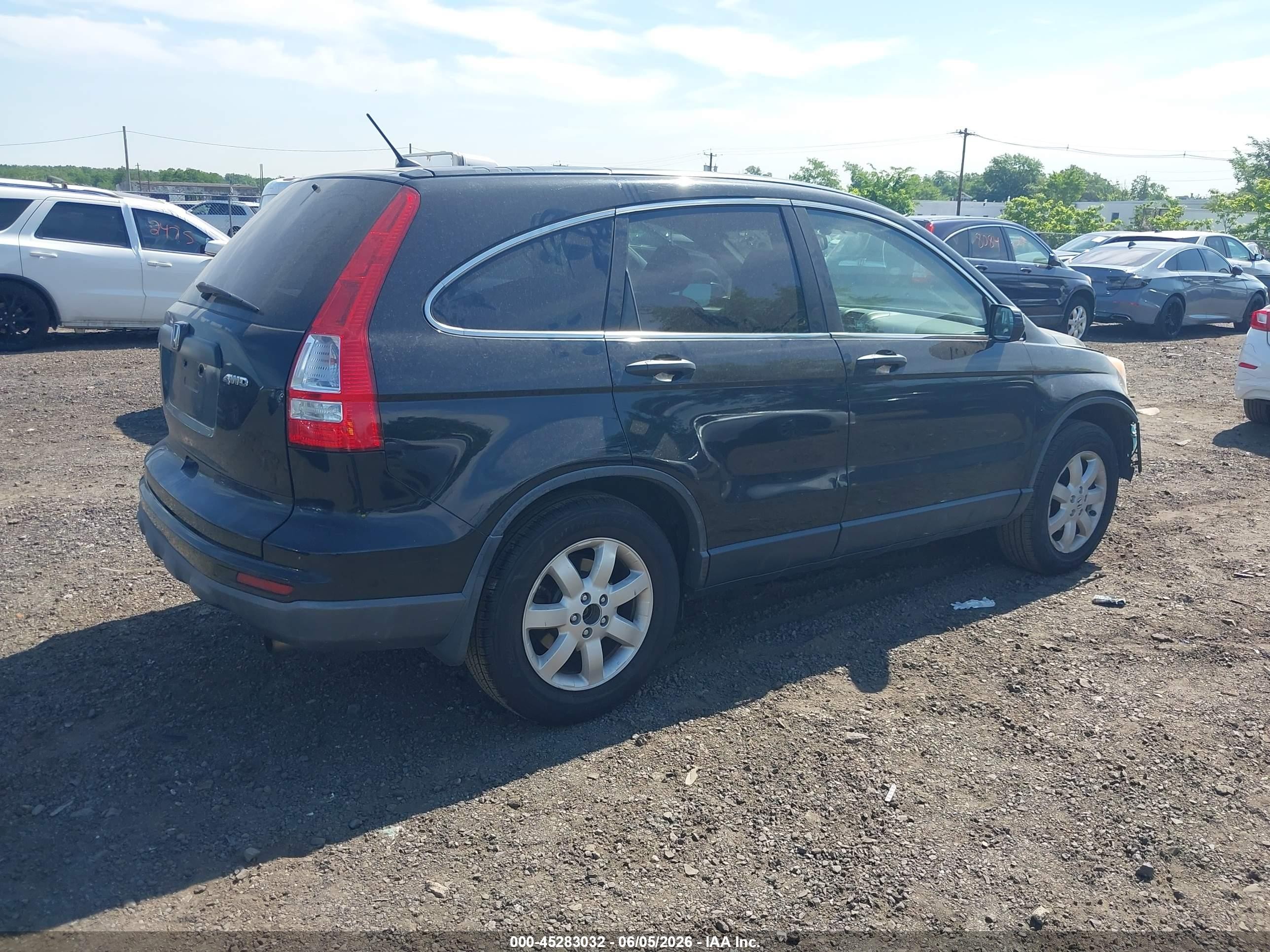 2011 Honda Cr-v Se Black vin: JHLRE4H4XBC022731