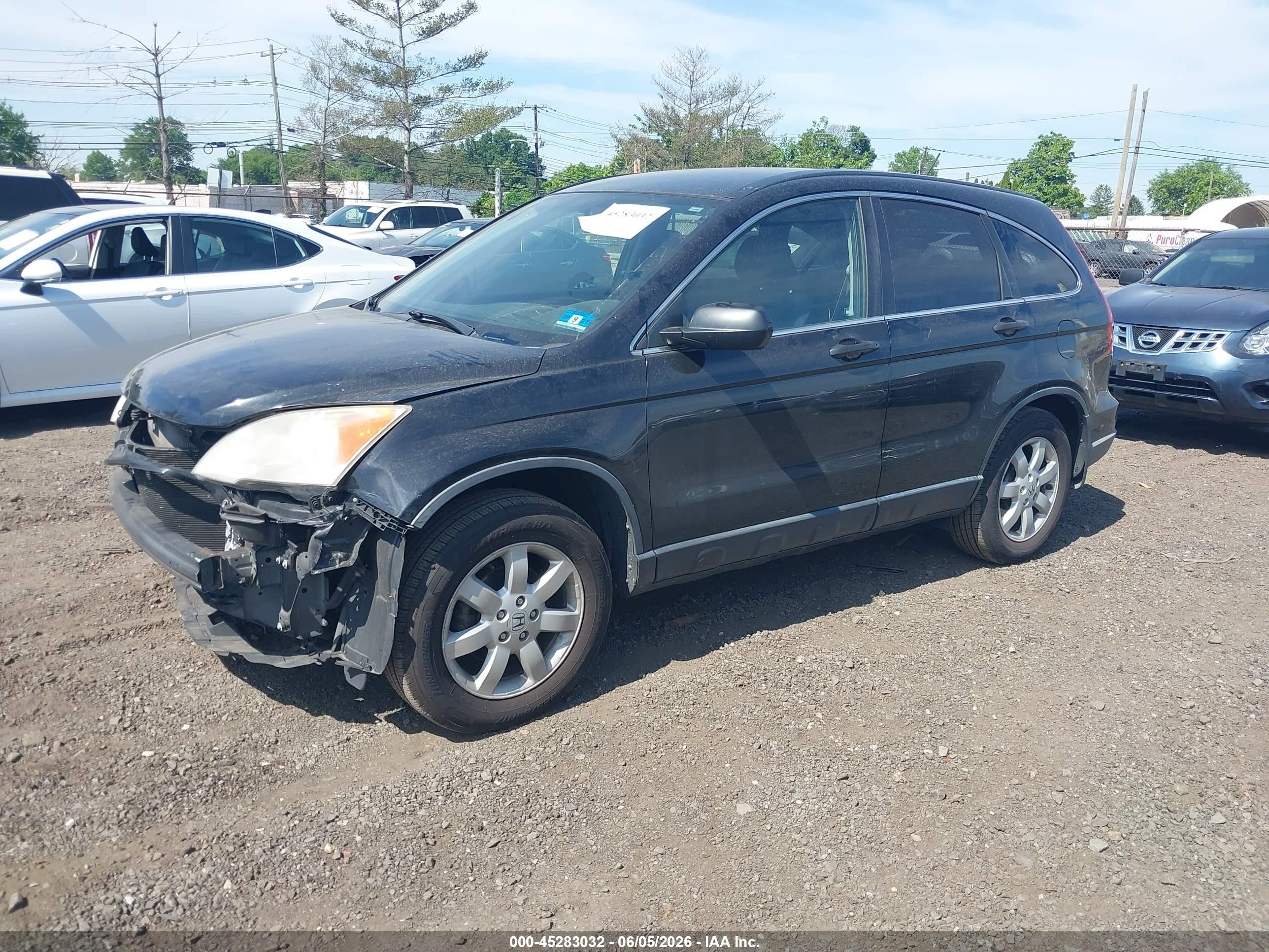 2011 Honda Cr-v Se Black vin: JHLRE4H4XBC022731