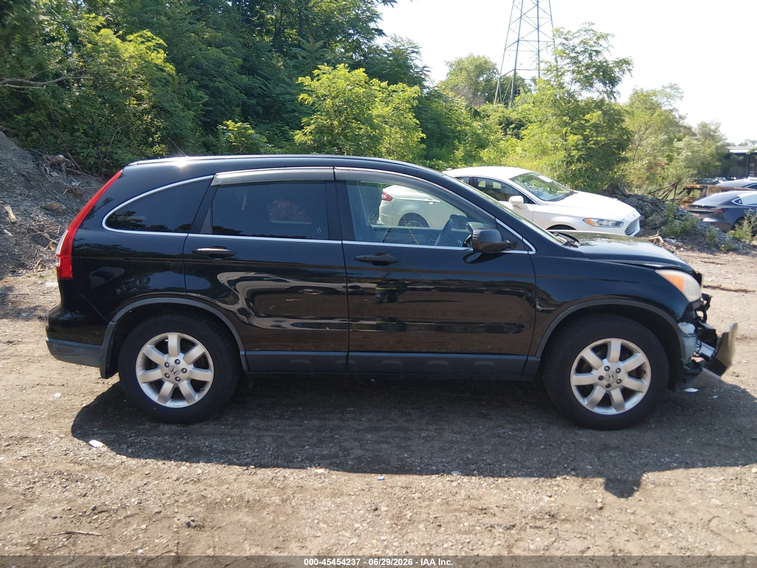 2011 Honda Cr-v Se Black vin: JHLRE4H4XBC023653