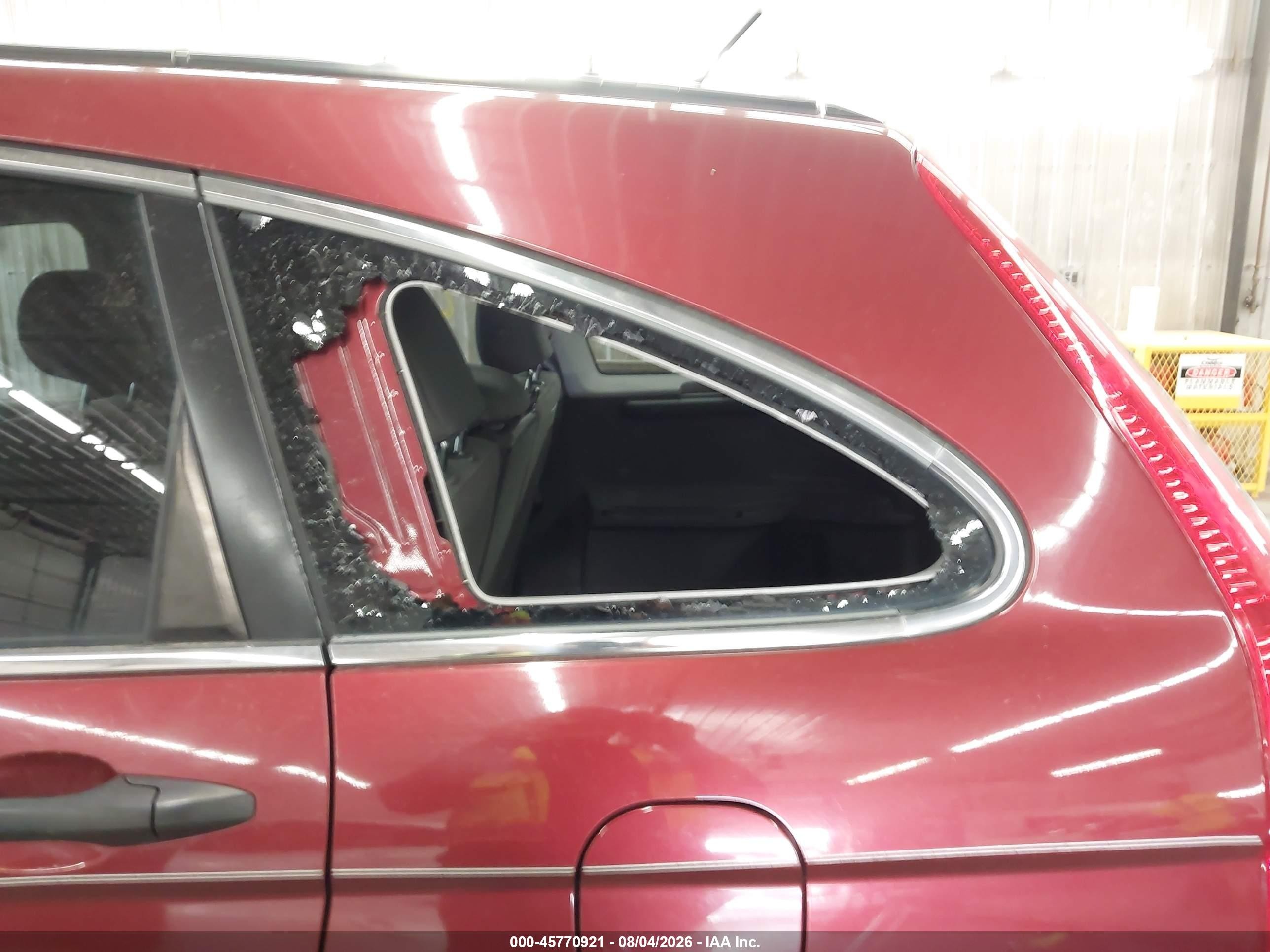 2010 Honda Cr-v Ex Red vin: JHLRE4H50AC003029