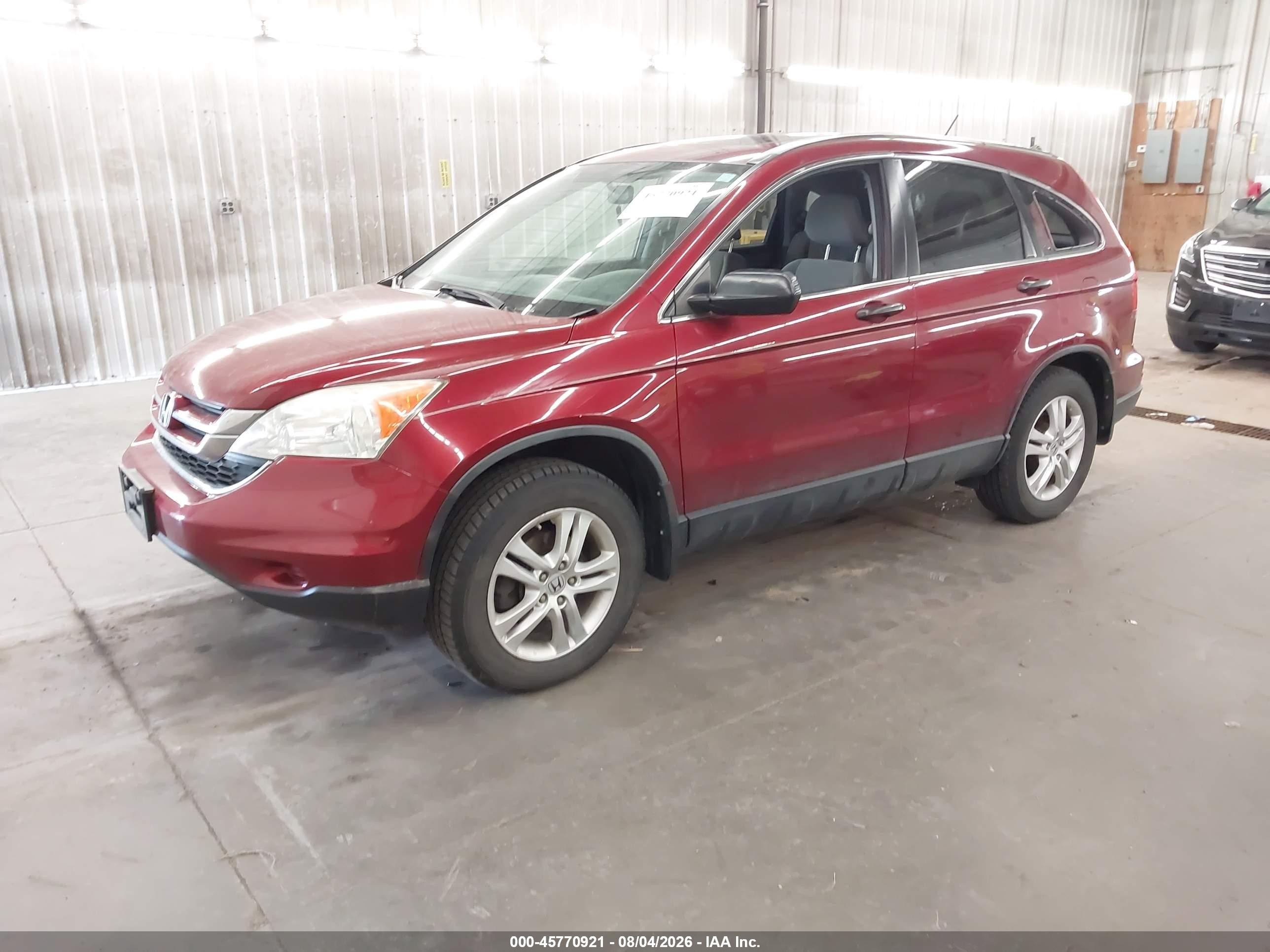 2010 Honda Cr-v Ex Red vin: JHLRE4H50AC003029