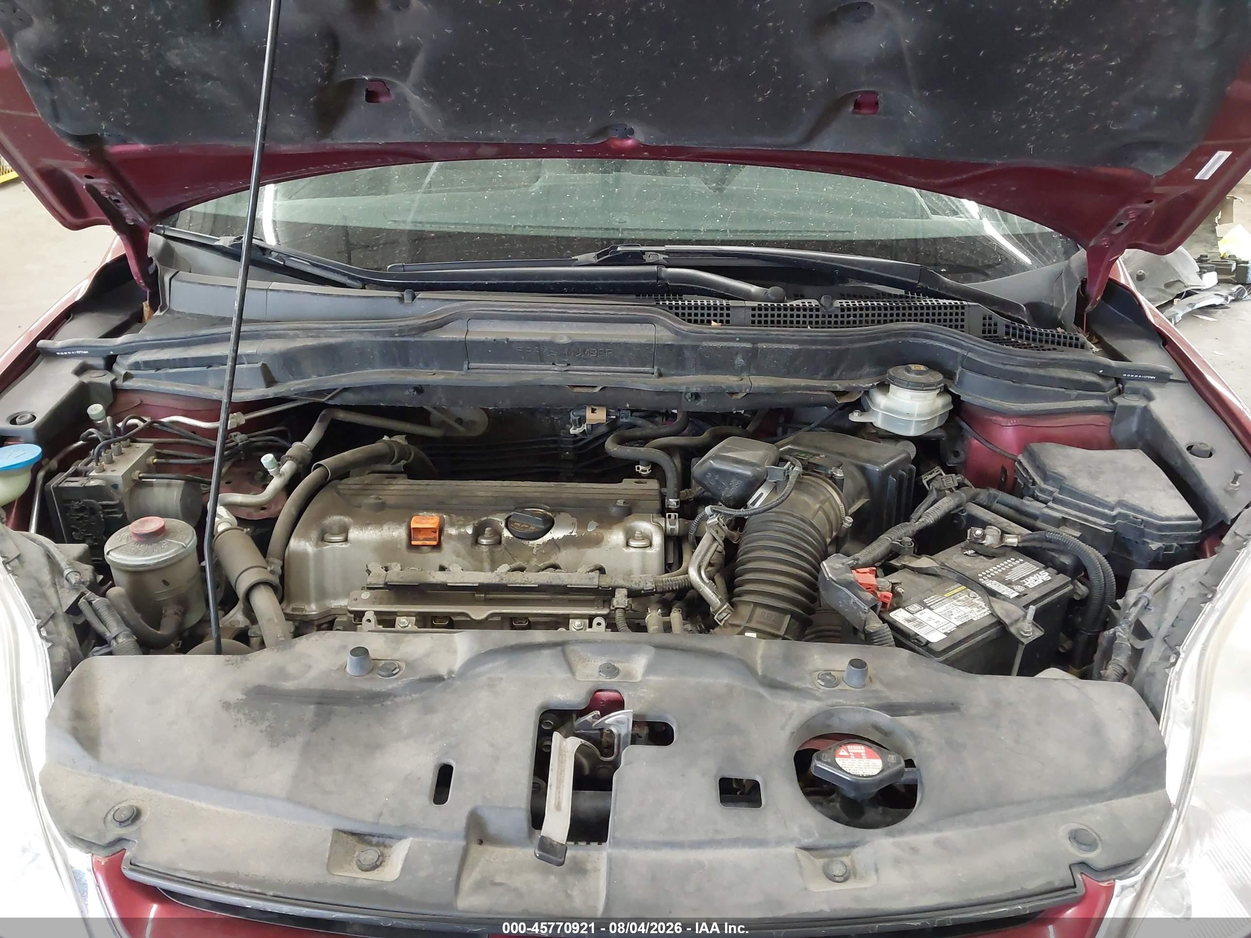 2010 Honda Cr-v Ex Red vin: JHLRE4H50AC003029