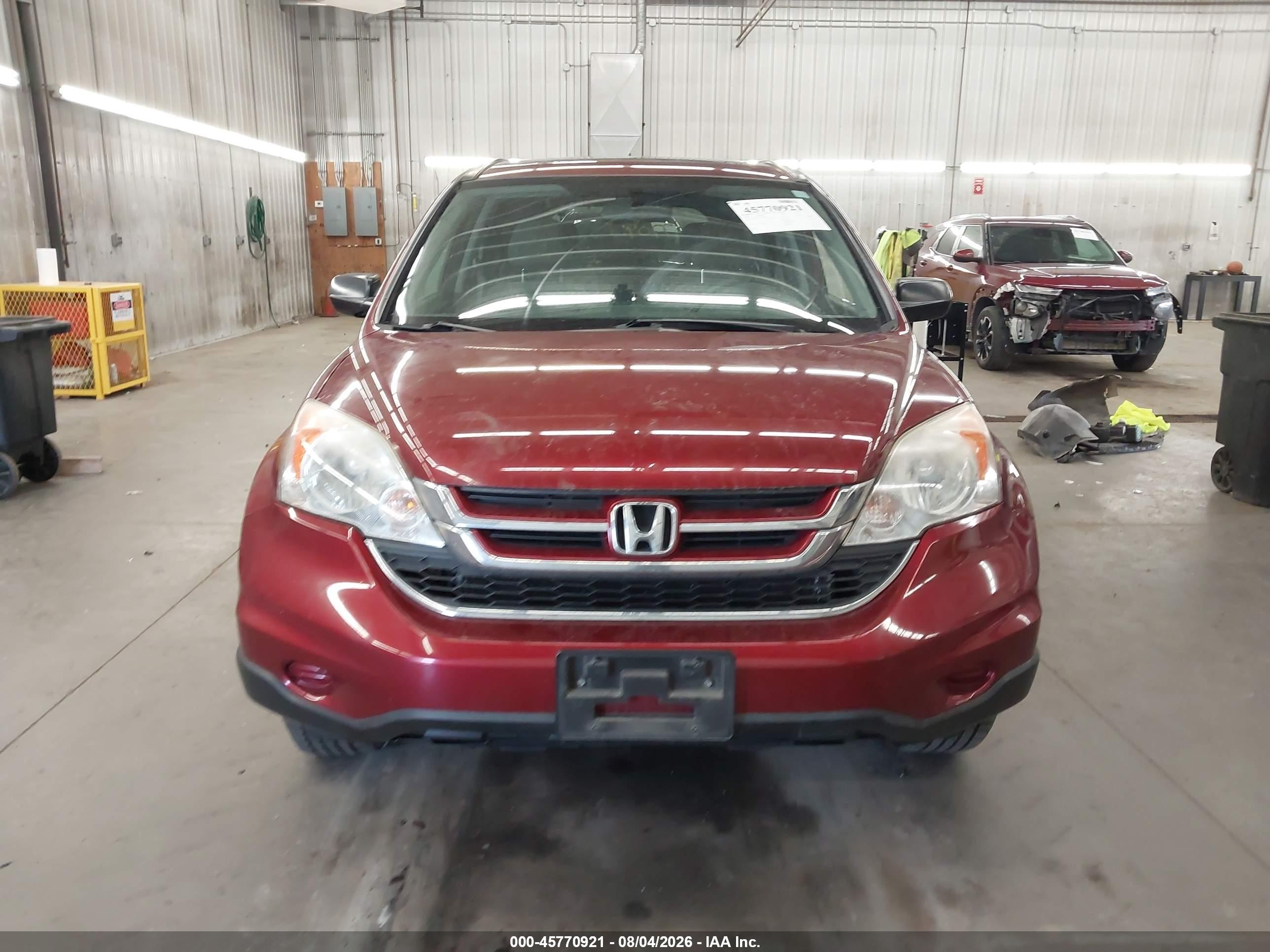 2010 Honda Cr-v Ex Red vin: JHLRE4H50AC003029