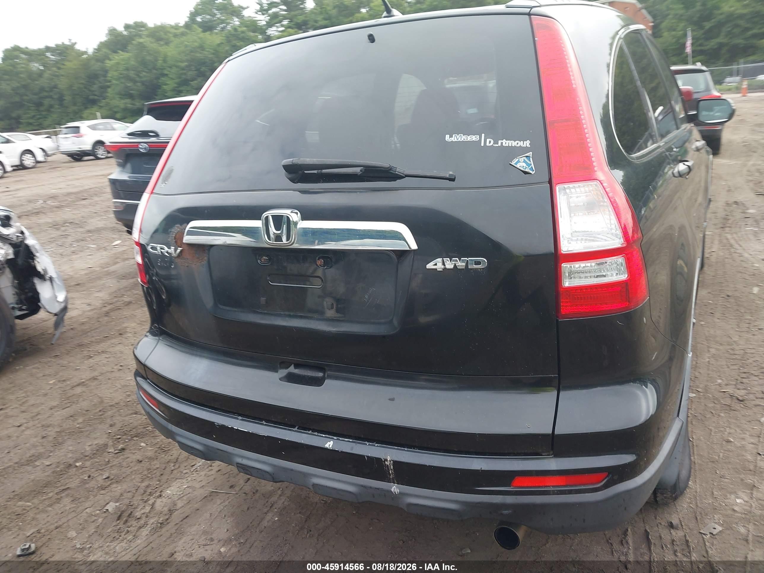 2010 Honda Cr-v Ex Black vin: JHLRE4H50AC004777